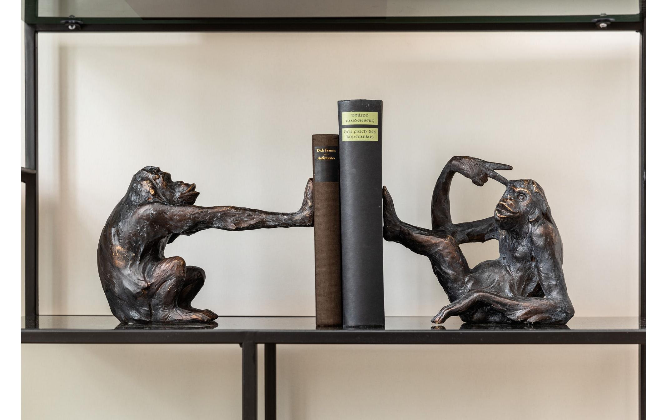 Kare Design Buchstütze »Monkey Braun«