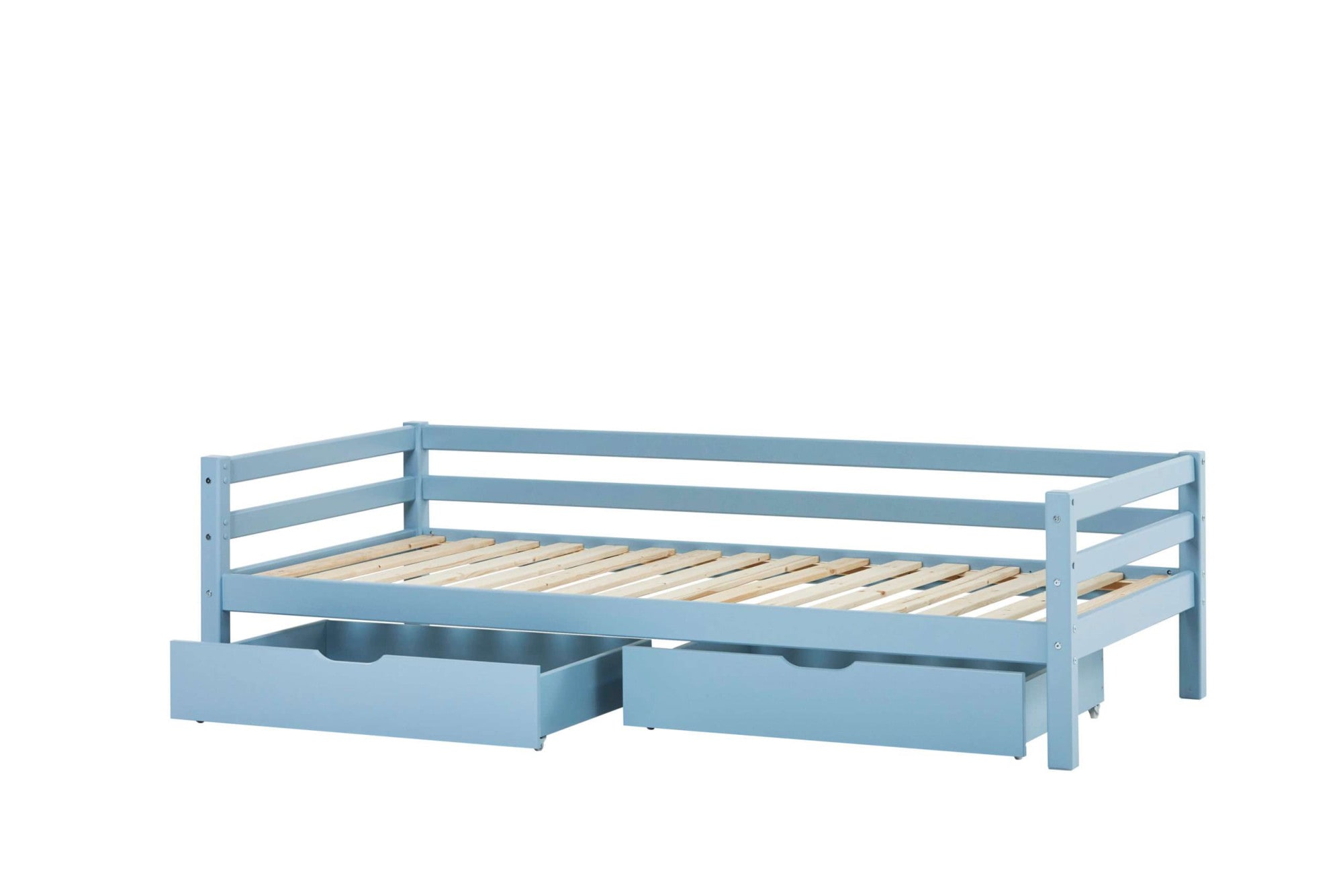 Hoppekids Daybett »Kinderbett ECO Dream, Einzelbett, Juniorbett 90x200« Bett,  Weiss, Grün, Blau, Rosa, Grau