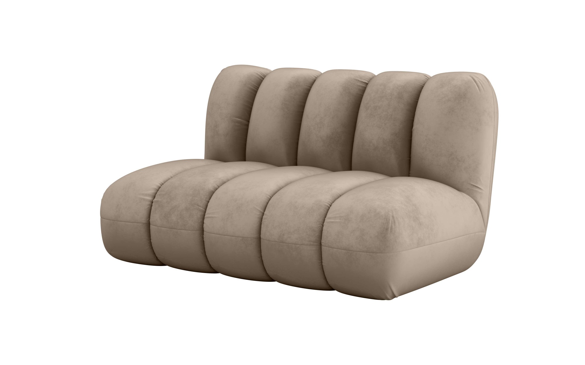LeGer Home by Lena Gercke 2-Sitzer »Priya Designersofa, moderne Steppung, auch in Bouclé«, gemütlich und modern, B/T/H: 155/108/84 cm