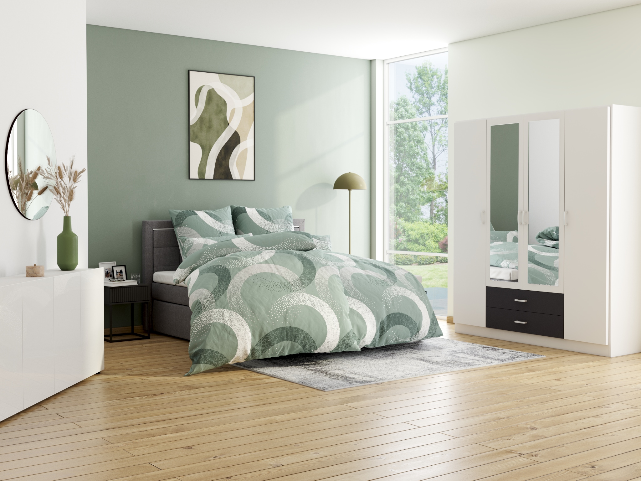 Guido Maria Kretschmer Home&Living Fauteuil pivotant »Seet, Polstersessel mit Hocker,« 2 cuis tlg. 360° drehbar, Relaxsessel inkl. Hocker