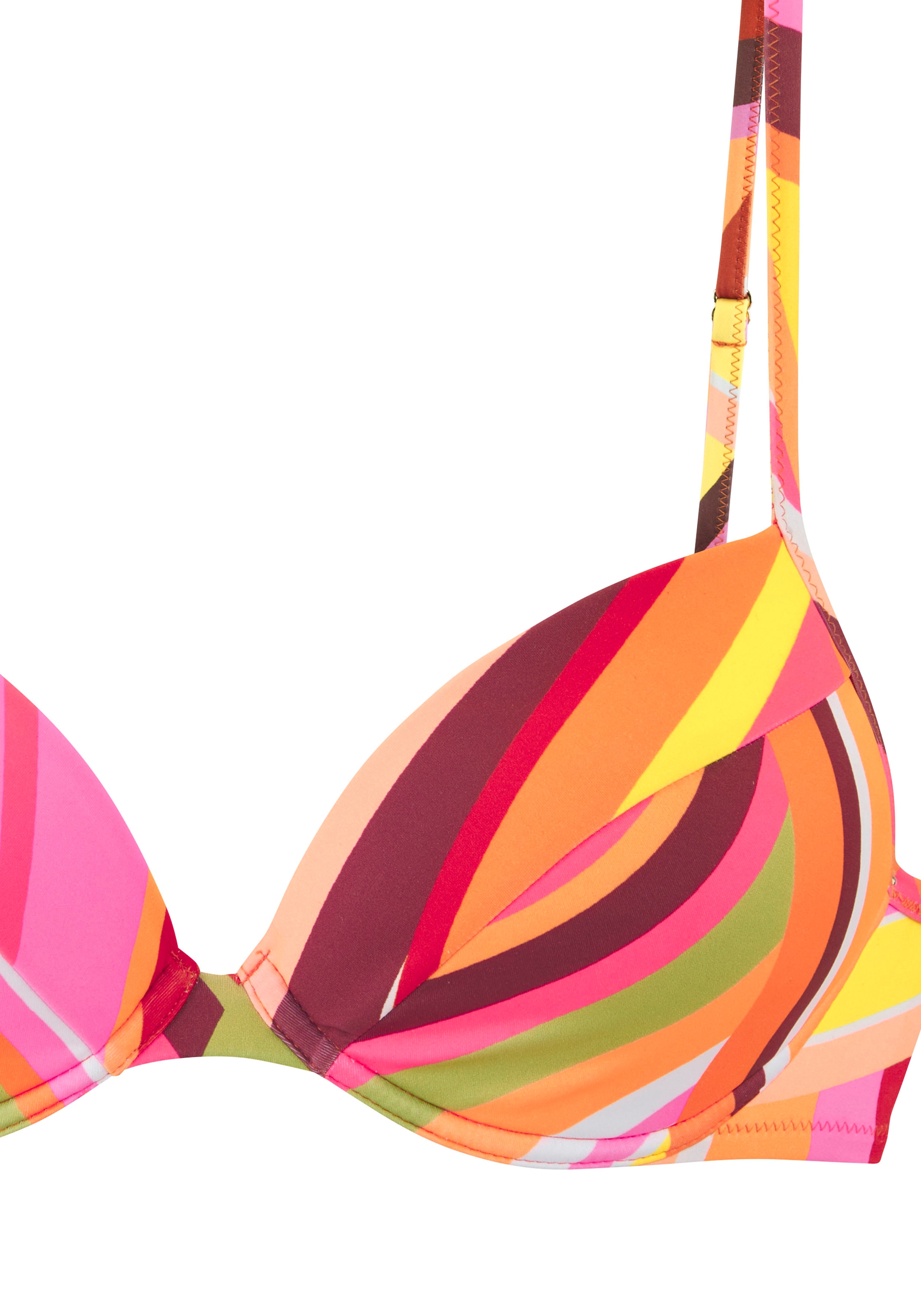 Bruno Banani Push-Up-Bikini, mit edlem Zierring