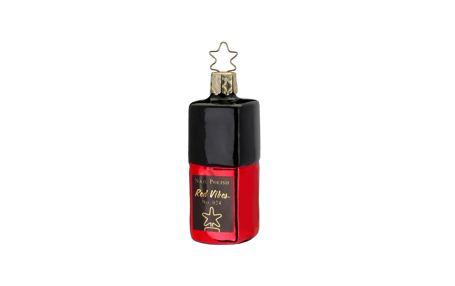 Rot Rot/Schwarz«, INGE-GLAS® Weihnachtsbaumkugel »Nagellack 8 cm, bequem kaufen (1 St.)
