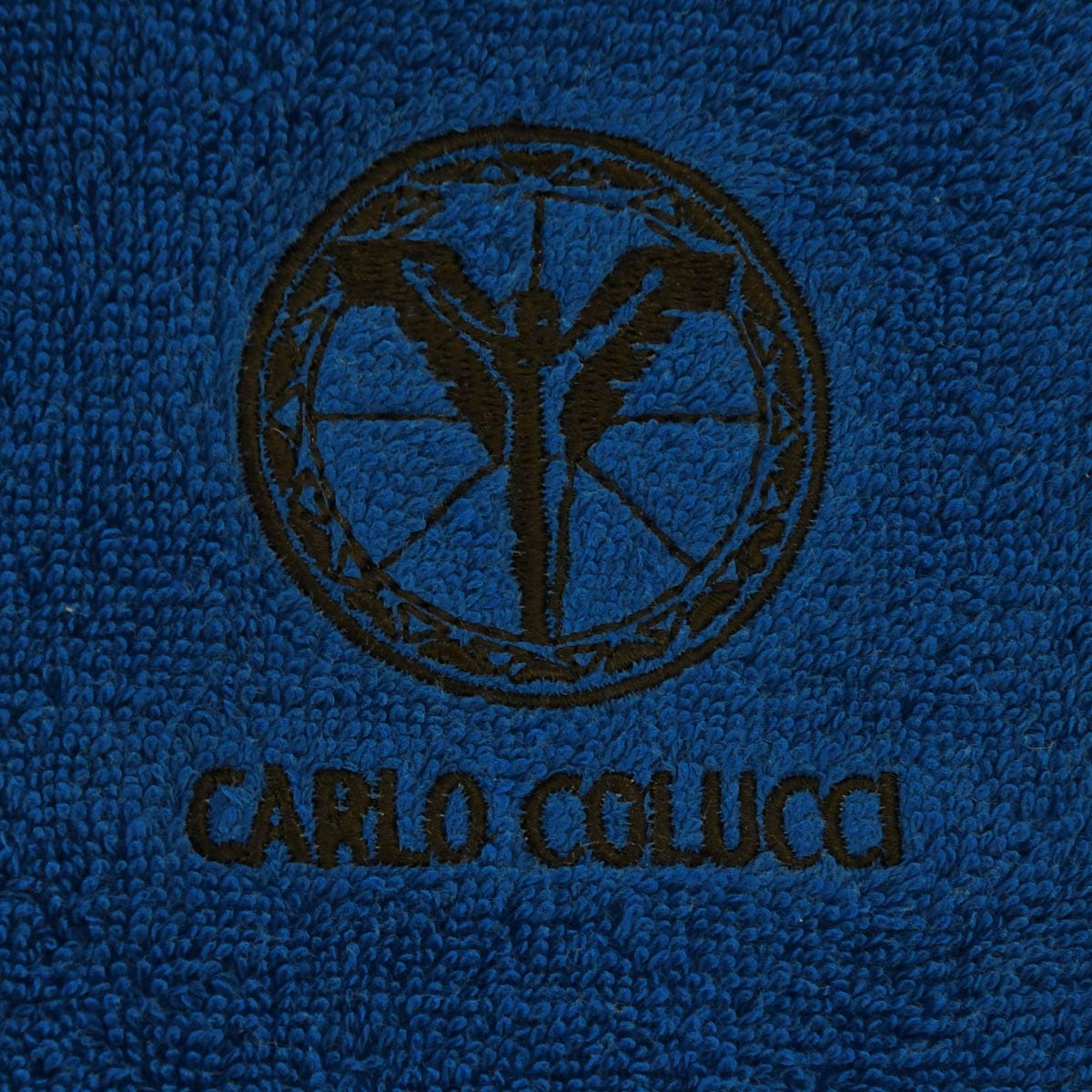 CARLO COLUCCI Duschtücher »Sandro«, (2 St., 2er Set Badetücher 70 x 140 cm), mit Logo-Stickerei