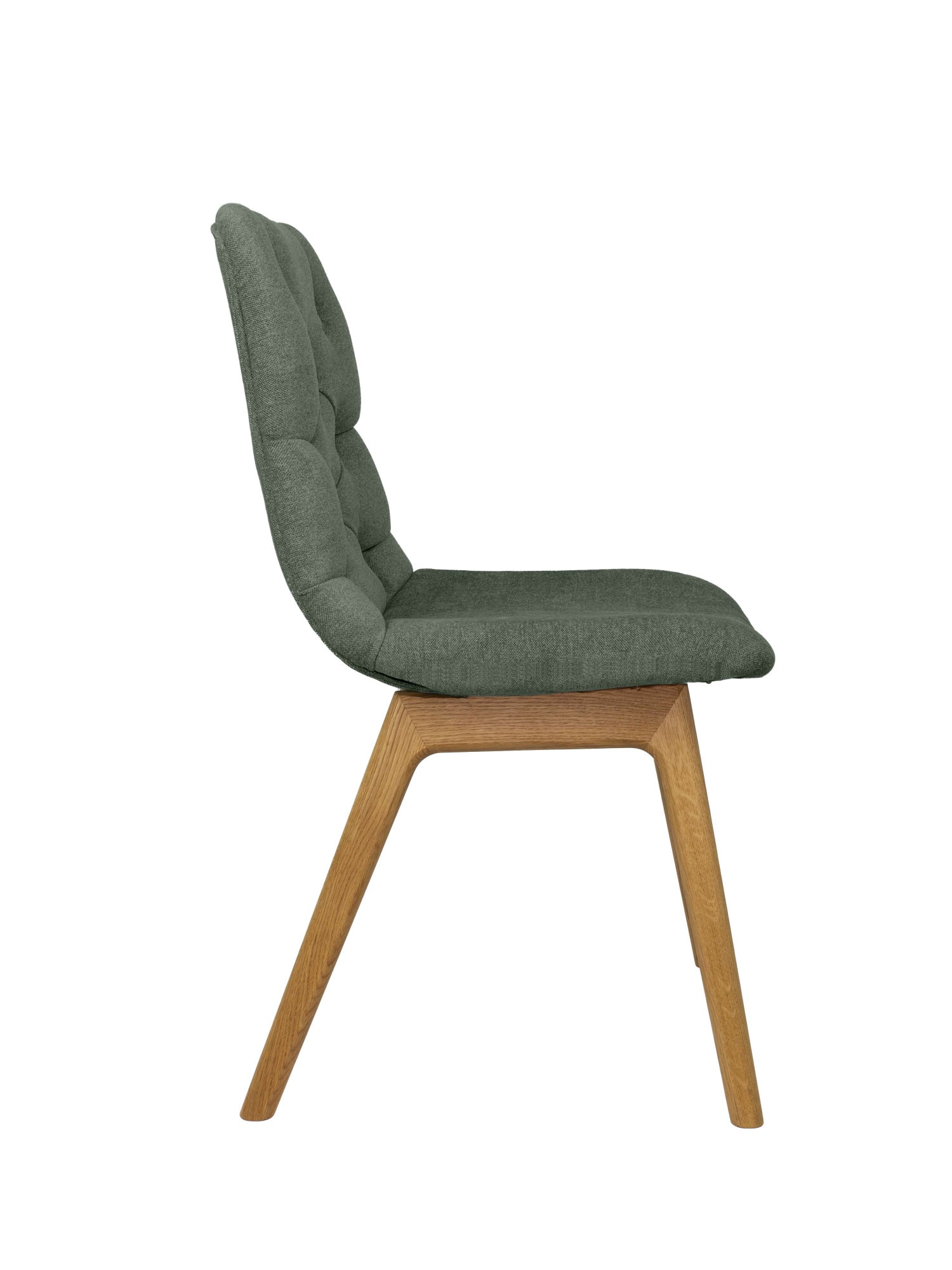 andas 4-Fussstuhl »Ramon«, (Set), 2 St., Chenille, mit Massivholzbeinen, verschiedene Stoffe und Farben