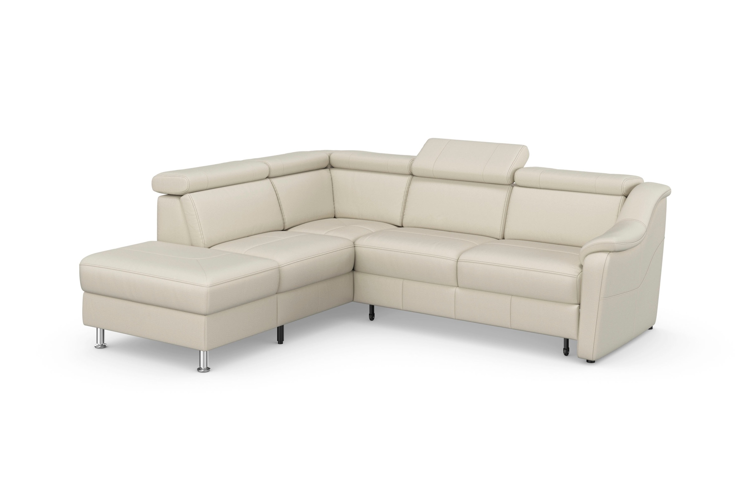 sit&more Ecksofa »Freetown L-Form« inklusive Kopfteilverstellung und komfortablem Federkern