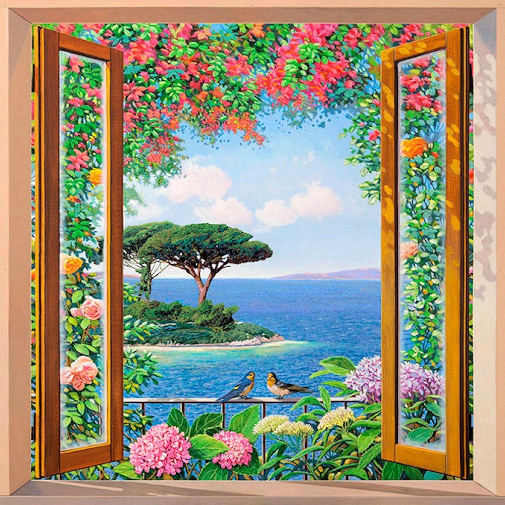 Image of Home affaire Deco-Panel »A.DEL MISSIER / Sulla costa mediterranea«, 70/70 cm bei Ackermann Versand Schweiz