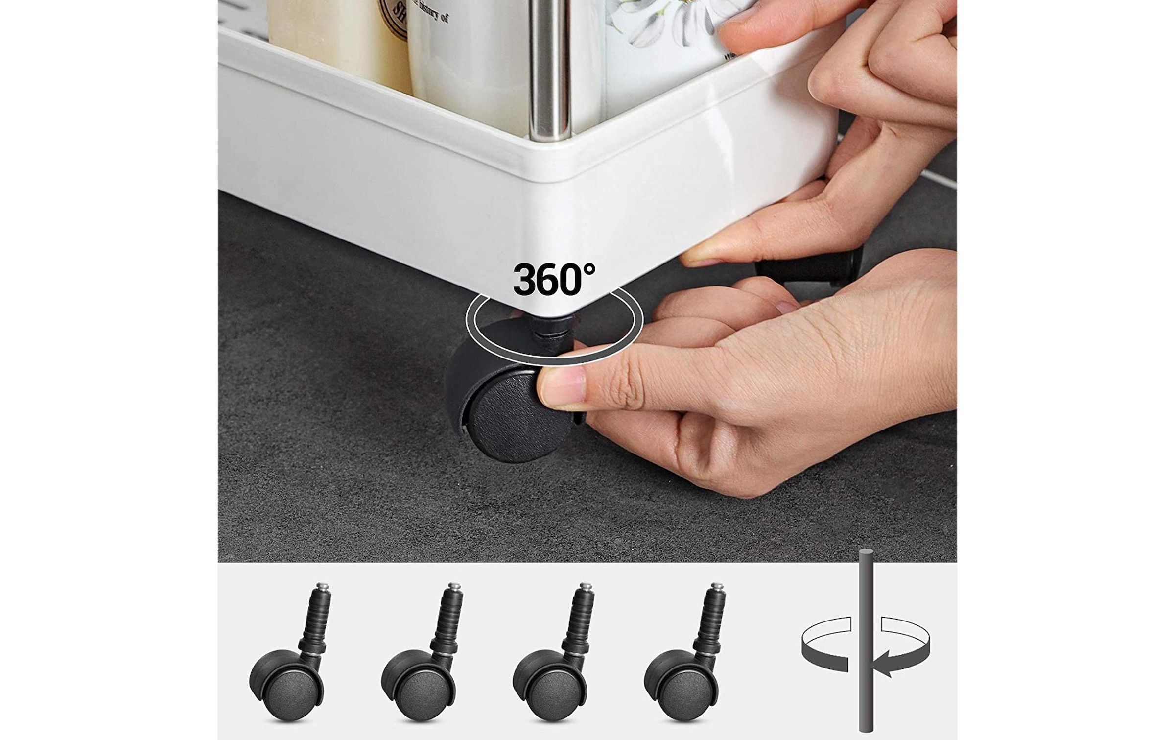 SONGMICS Küchenwagen »mit 3 Ablagen«