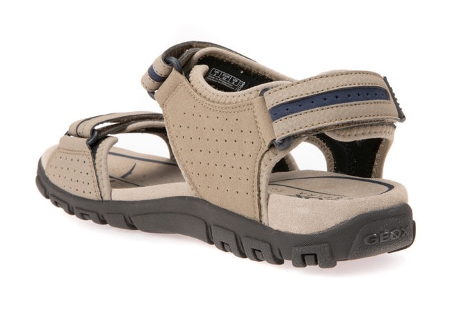 Geox Sandale »UOMO SANDAL STRADA«, Sommerschuh, Klettschuh, Outdoorsandale, im Trekking-Look