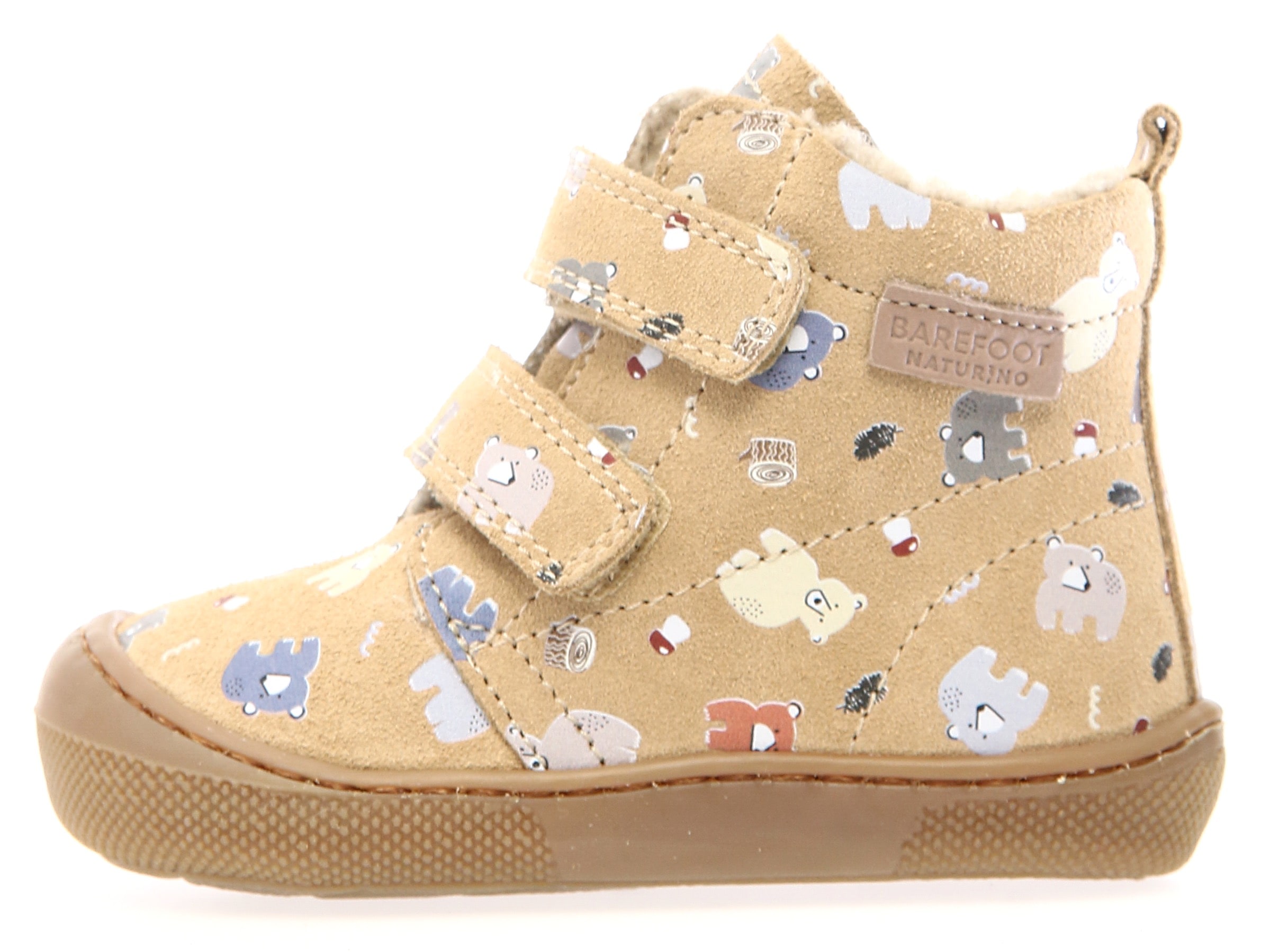 Naturino Chaussures de marche »Wigghi«  chaussure pieds nus imprimée lamas, gabarit de taille à télécharger