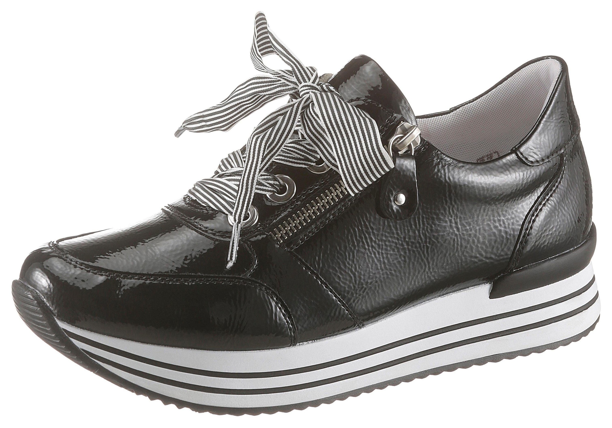 Image of Remonte Plateausneaker, mit auffälligem Schnürband bei Ackermann Versand Schweiz