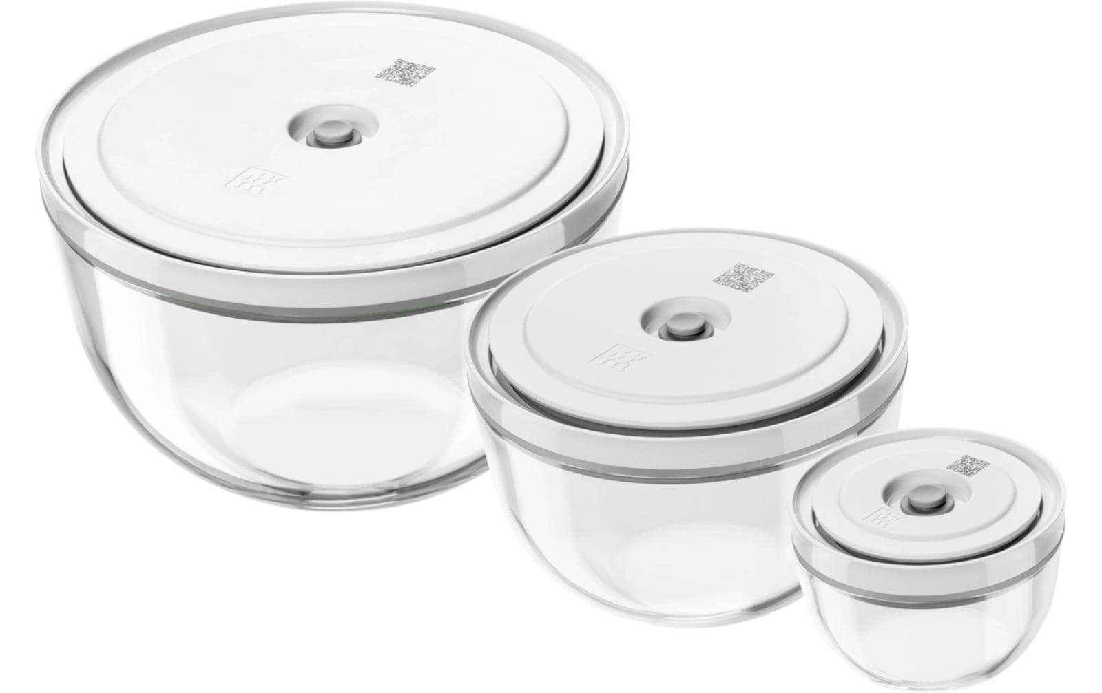 Zwilling Bol »Fresh & Save BOWLS« 6 aus verre Set de bols sous vide S/M/L / 6 pcs., verre