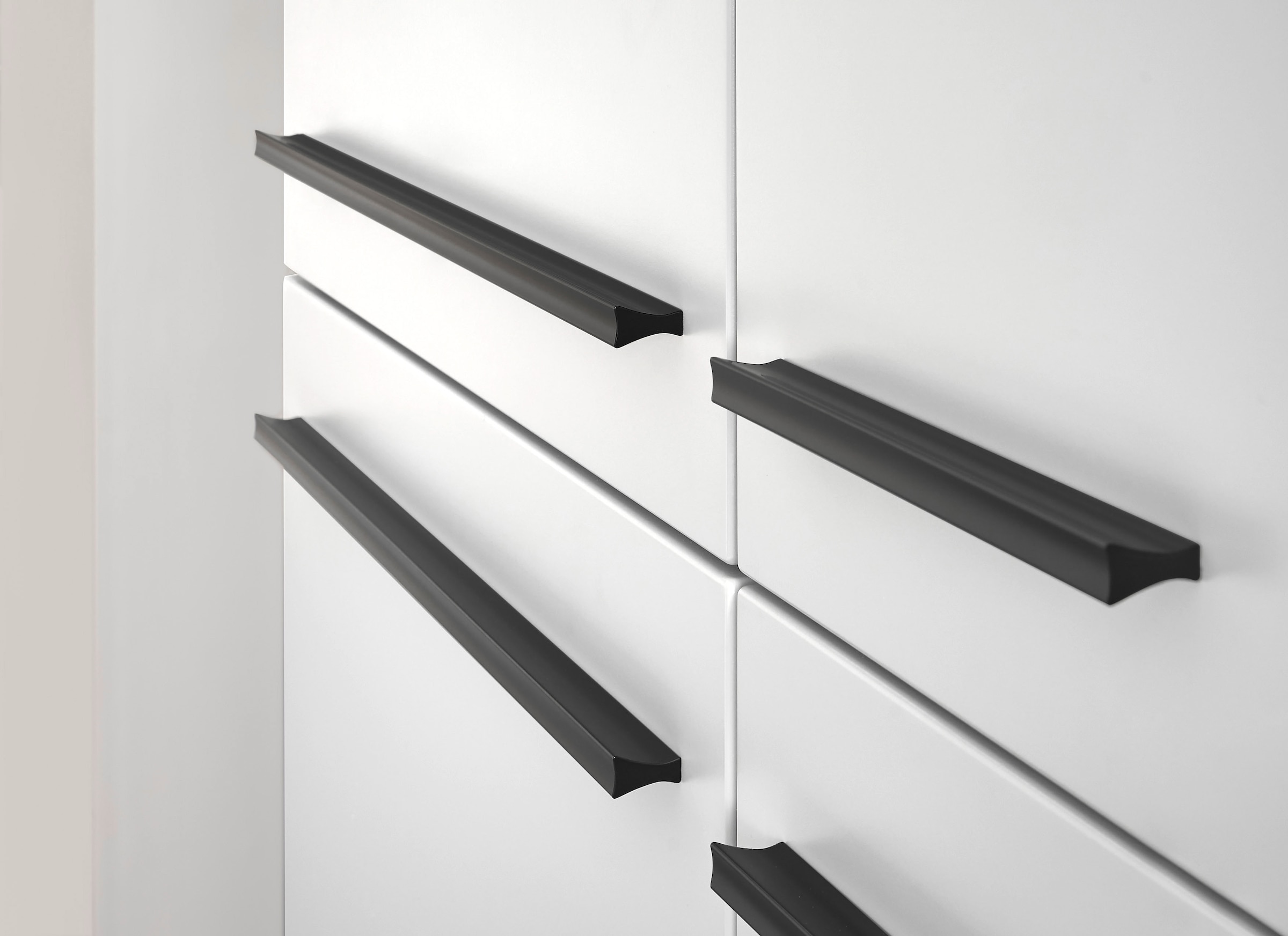 BASIC by Balculina Armoire à provisions »Denver, Küchenschrank BxHxT 30 x 211 x 57« 1 cuis tlg. largeur 30cm, en gris mat/chêne lancelot