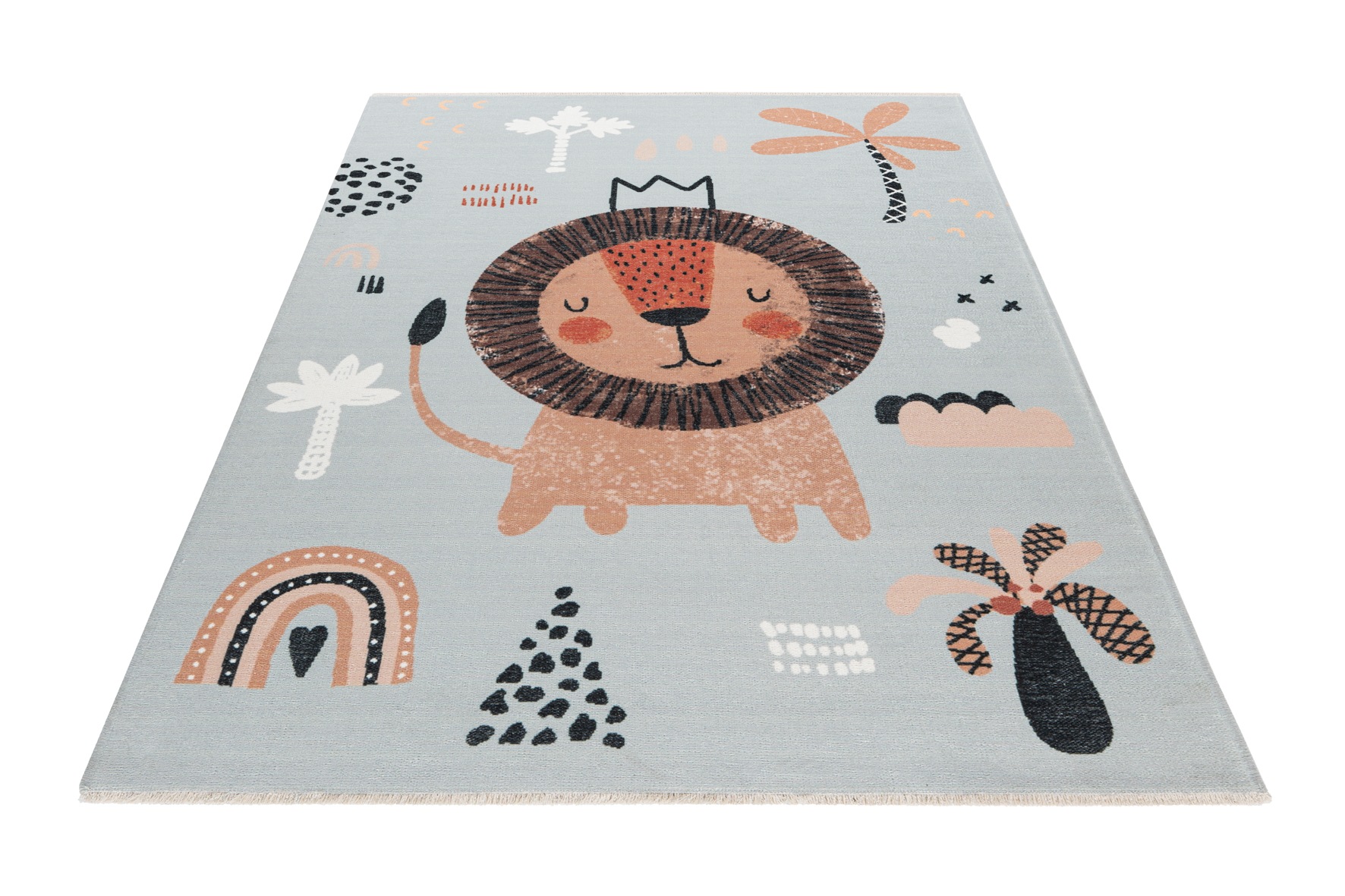 Image of Obsession Kinderteppich "My Greta 626" rechteckig 6 mm Höhe Spielteppich, bedruckt, Fuchs Motiv, waschbar, Kinderzimmer
