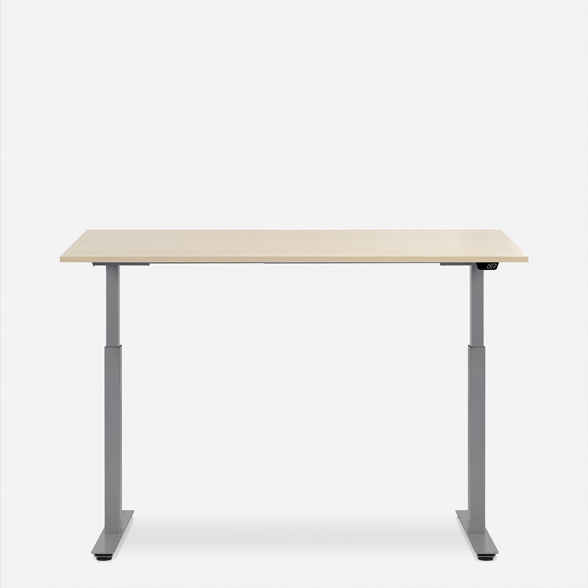 Schreibtische »WRK21 Schreibtisch Smart 140 x 80 cm, Höhenverstellbar, Mandal Ahorn / Grau«