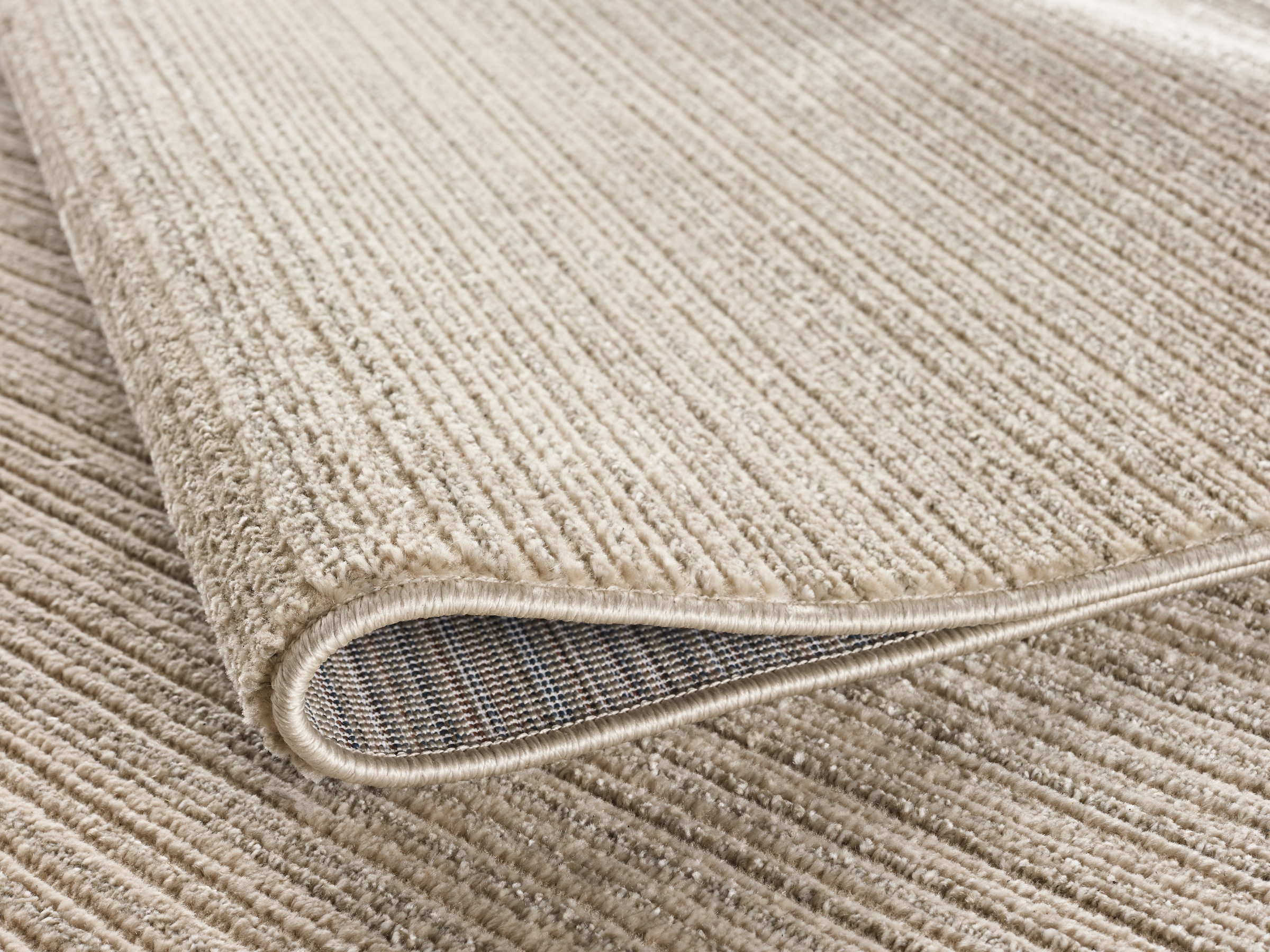 GOODproduct Teppich »Noolan, Hoch-Tief-Struktur« rechteckig 9 mm Höhe gestreift, Streifen, weich, Wohnzimmer, Schlafzimmer, Esszimmer