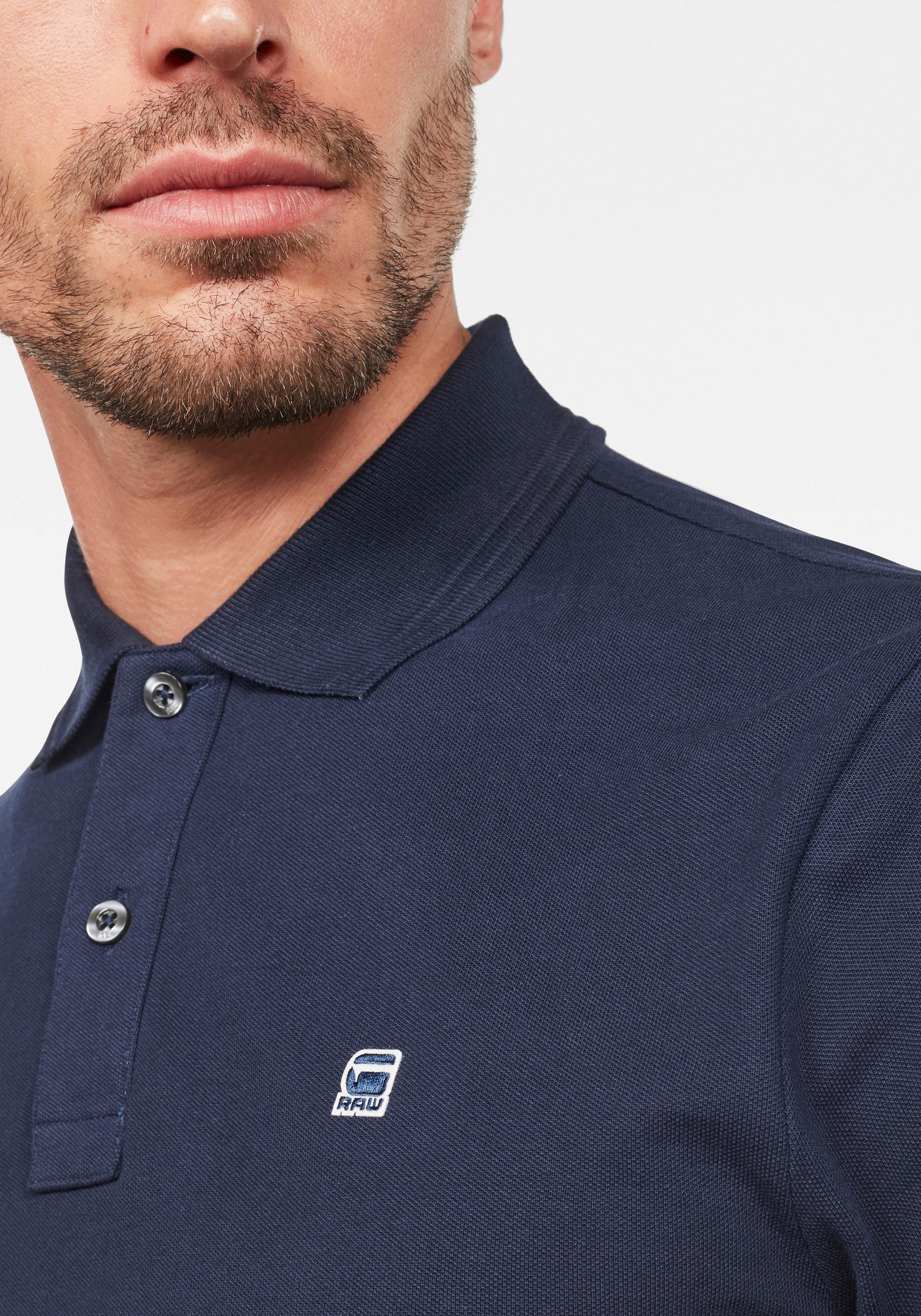 G-STAR Poloshirt »Dunda Polo«, Logostickerei auf der Brust