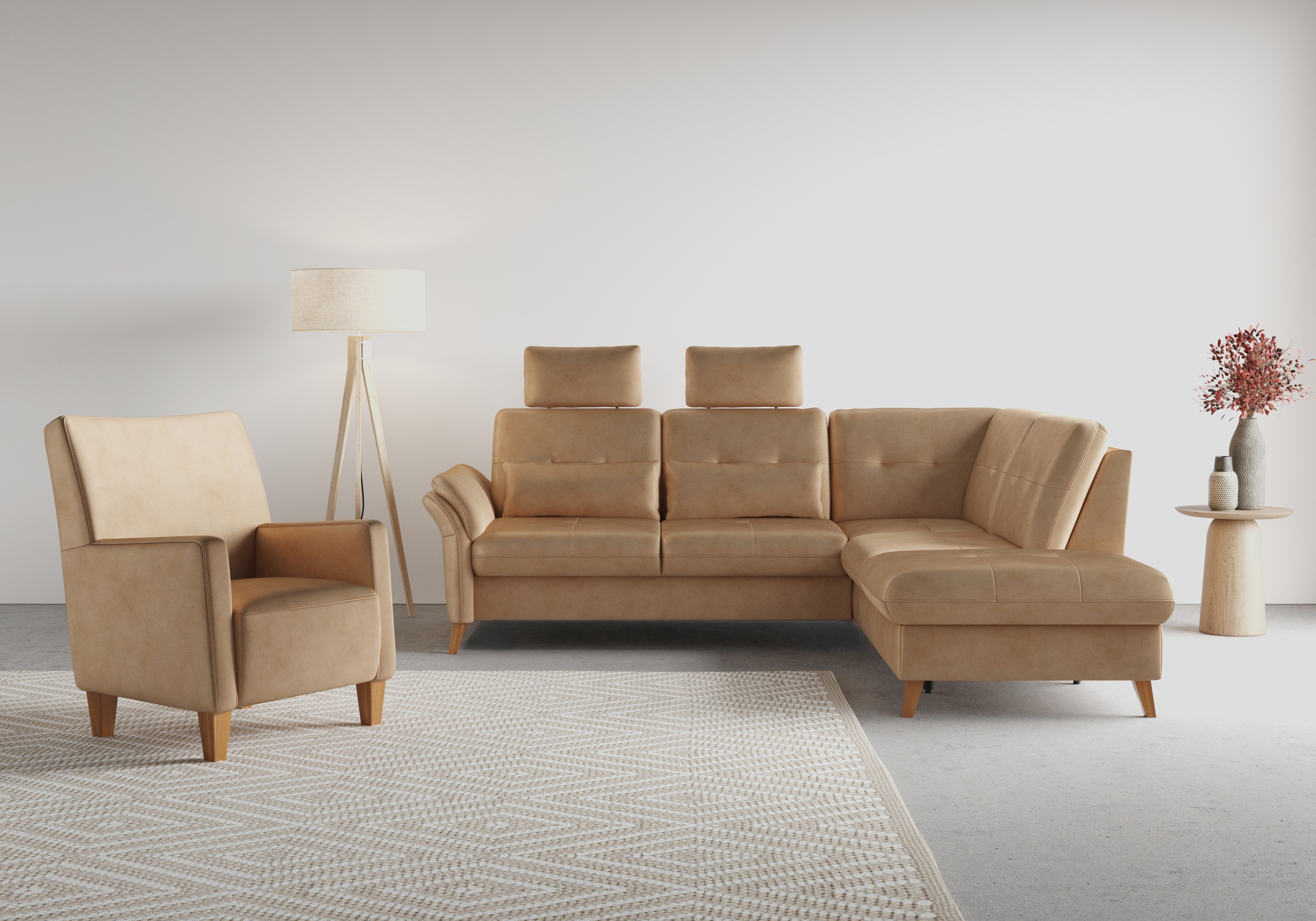 sit&more Fauteuil »Bosse« mit Federkern