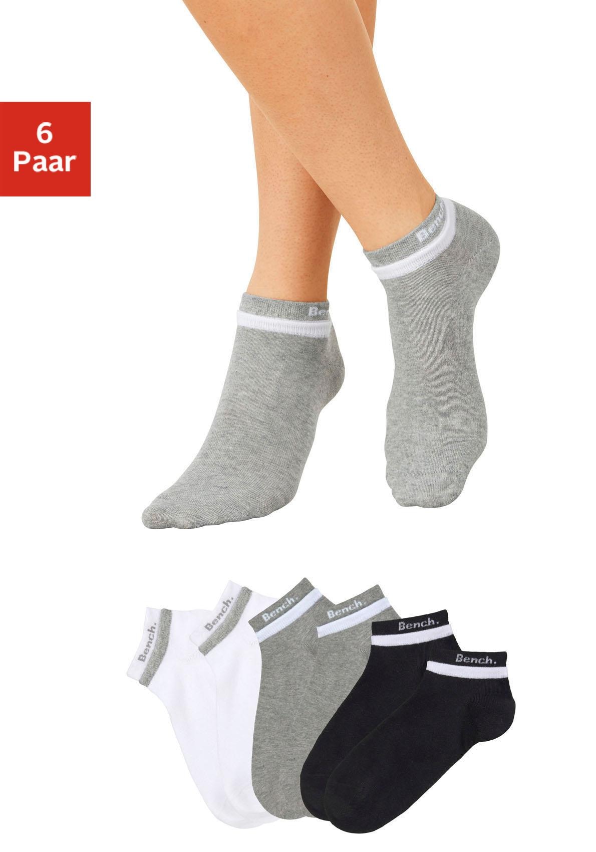 Image of Bench. Kurzsocken Packung, 6 Paar tlg. mit doppelten Bündchen
