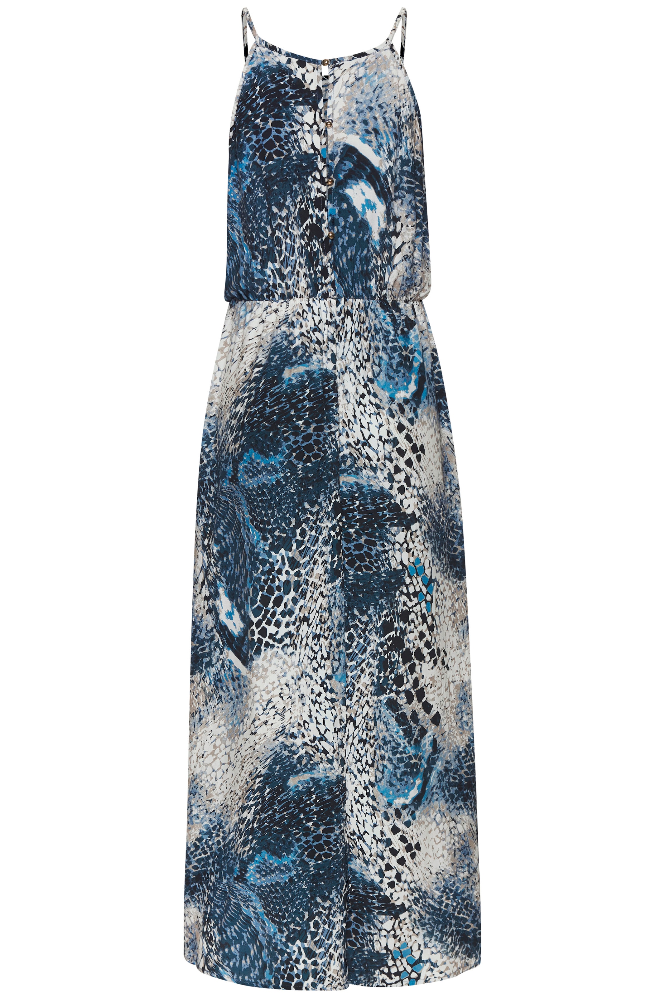 LASCANA Maxikleid, mit Alloverprint, leichtes Sommerkleid, fliessendes Strandkleid