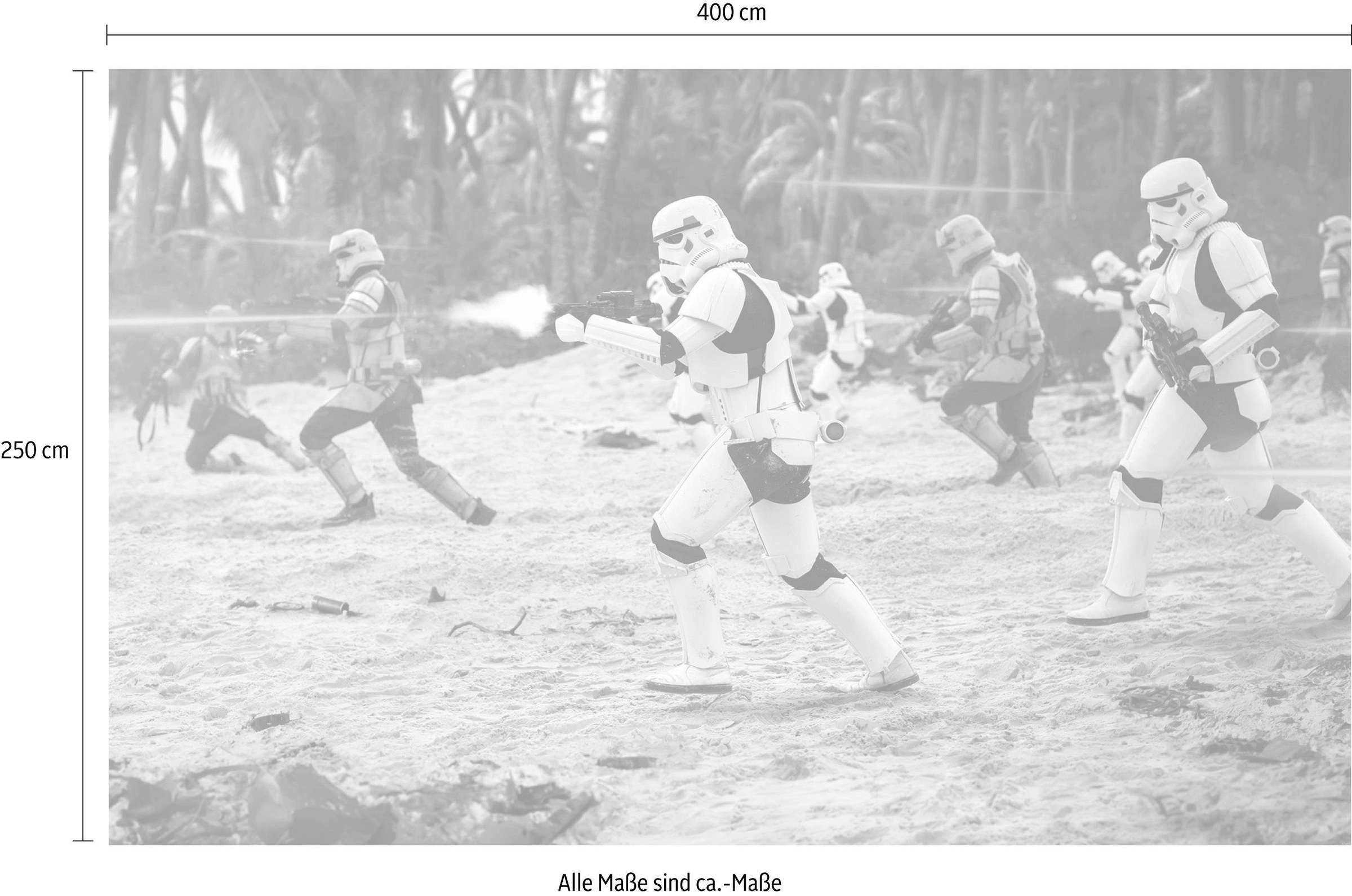 Komar Vliestapete »Digitaldruck Vlies - Star Wars Imperial Strike - Grösse 400 x 250 cm«, bedruckt, Kinderzimmer