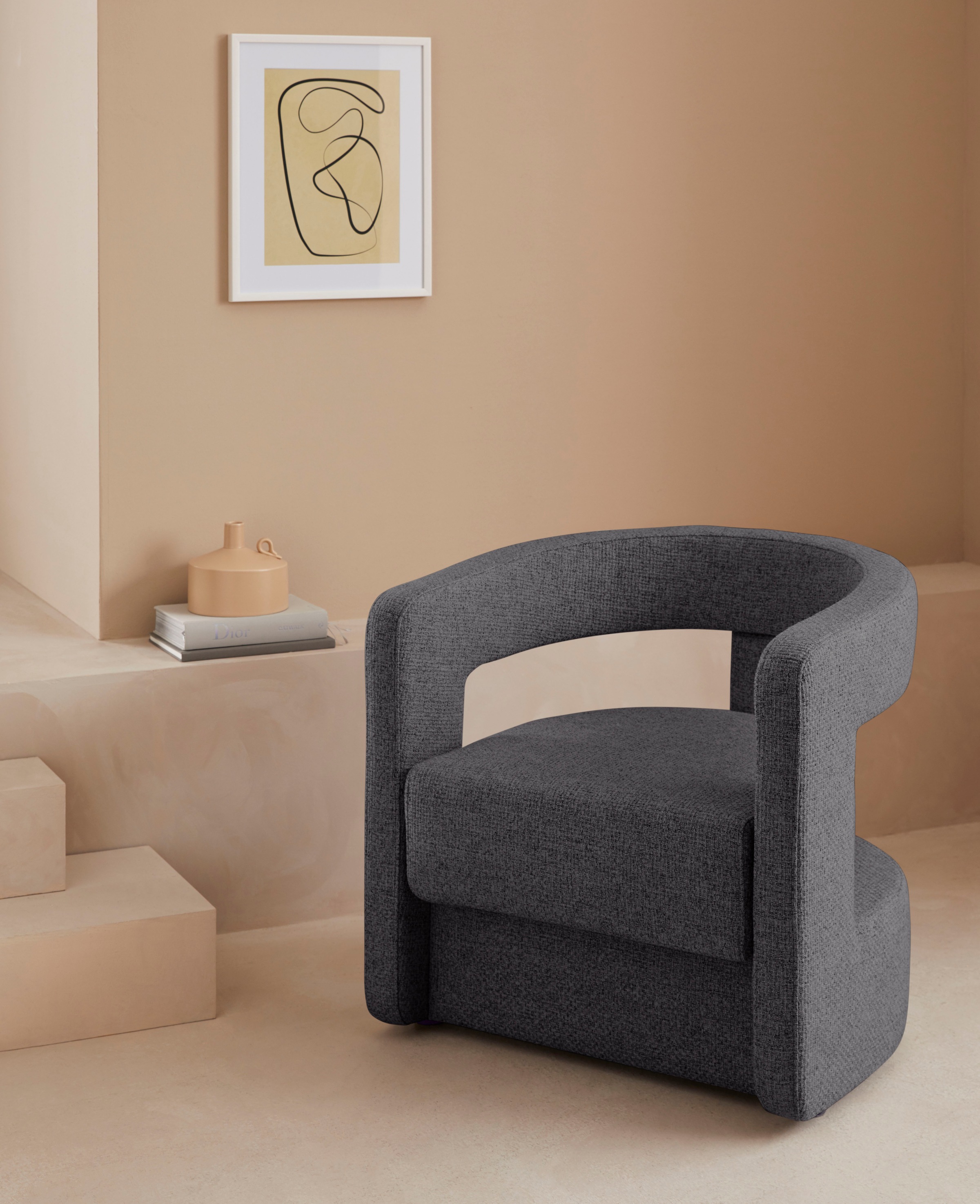 Image of LeGer Home by Lena Gercke Sessel »Taraneh«, besonderes Design, auch in Bouclé-Stoff bei Ackermann Versand Schweiz