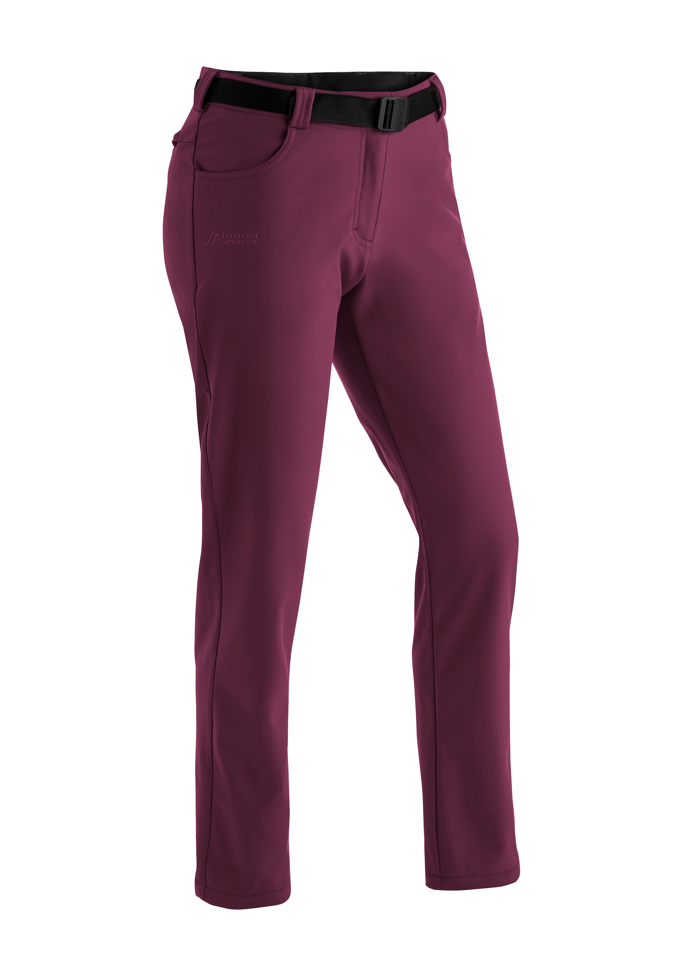 Maier Sports Funktionshose »Perlit W«, warme Damen Softshellhose, Winter Outdoorhose, winddicht, Regular Fit