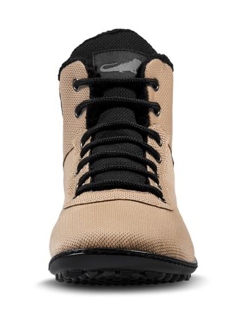 Leguano Barfussschuh »KOSMO«, Bequemschuh, Schnürboots mit einzigartiger Halbkugel-Laufsohle