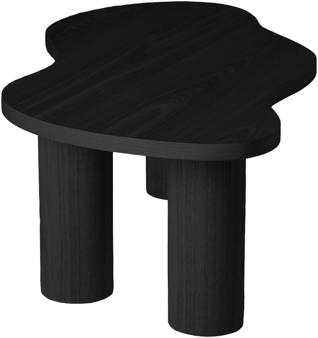 SalesFever Couchtisch »Couchtisch 90x51 cm« Markante organische Form mit skulpturalem Charakter