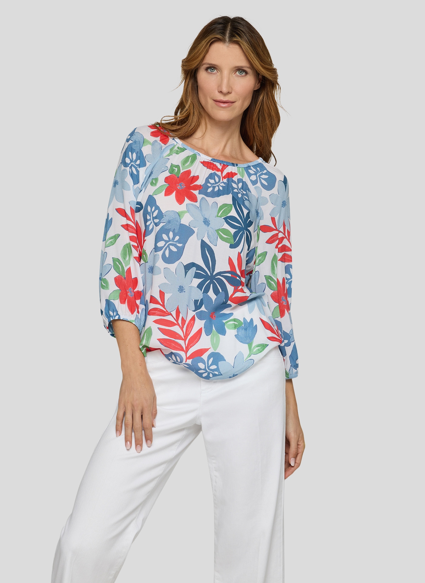 Image of Rabe Klassische Bluse mit All-Over Print