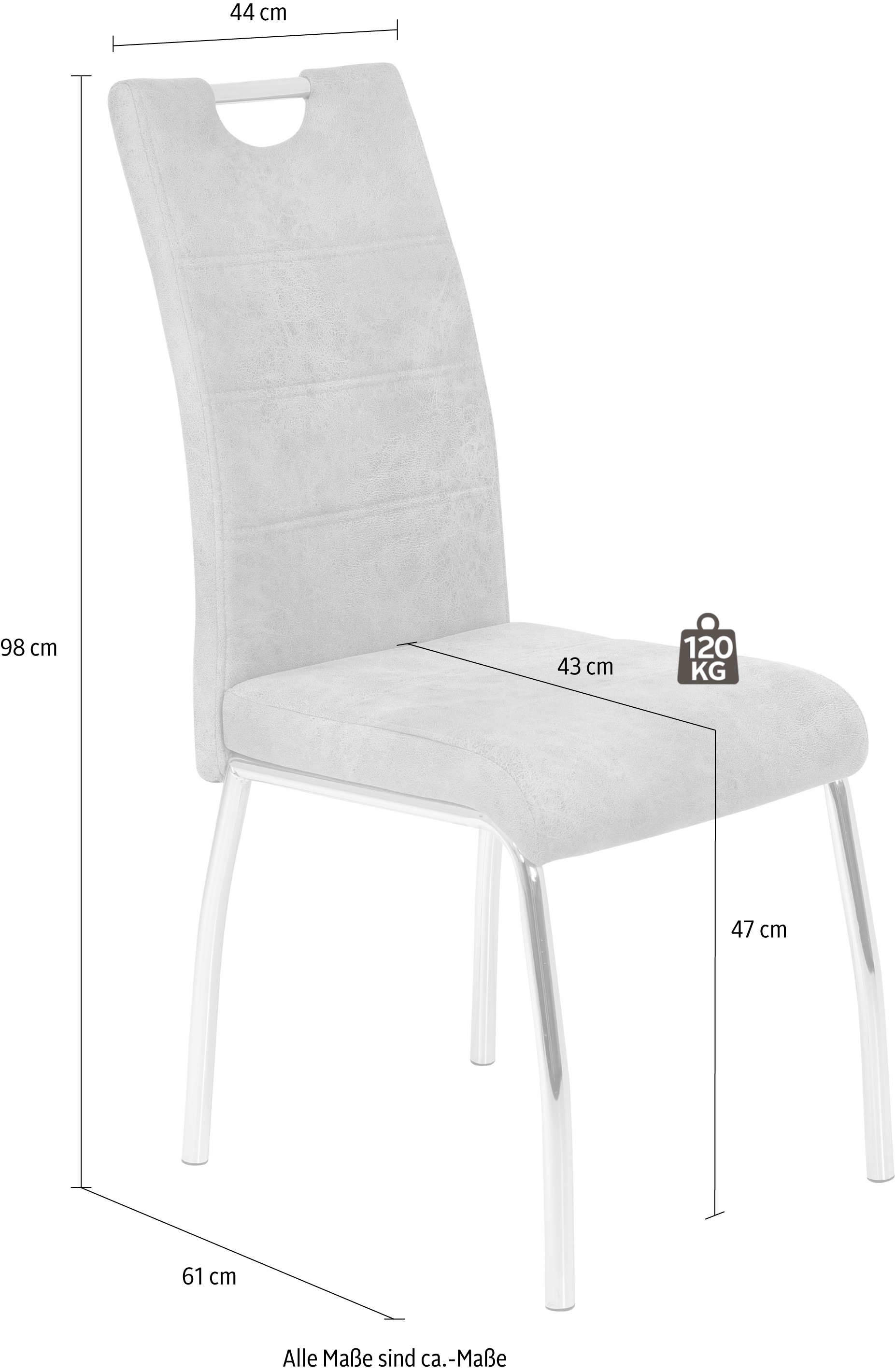 Polyester, 2 HELA Stuhl Stück 1, kaufen bequem oder 4 (Set), 4 St., »Susi«,