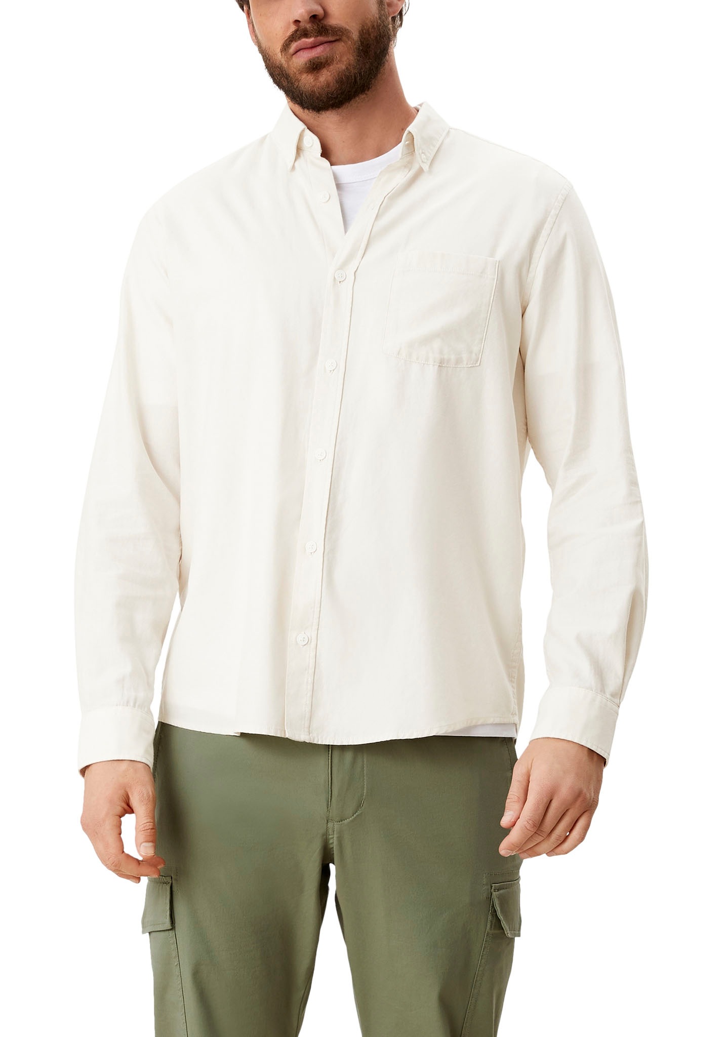 Image of s.Oliver Langarmhemd, mit Brusttasche bei Ackermann Versand Schweiz