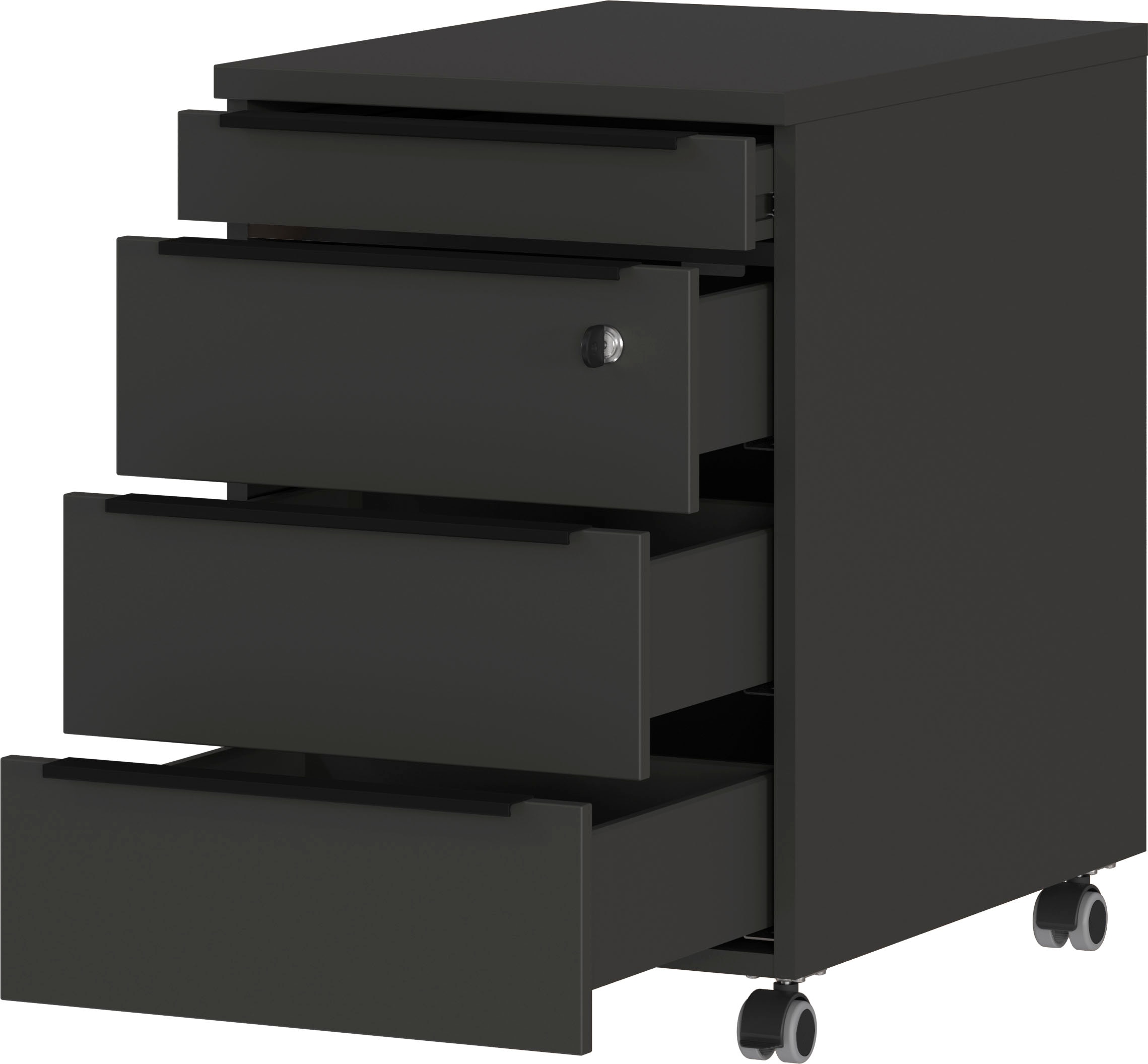 GERMANIA Ensemble de meubles de bureau »Mailand« 2 tlg. inkl. Schreibtisch und Rollcontainer
