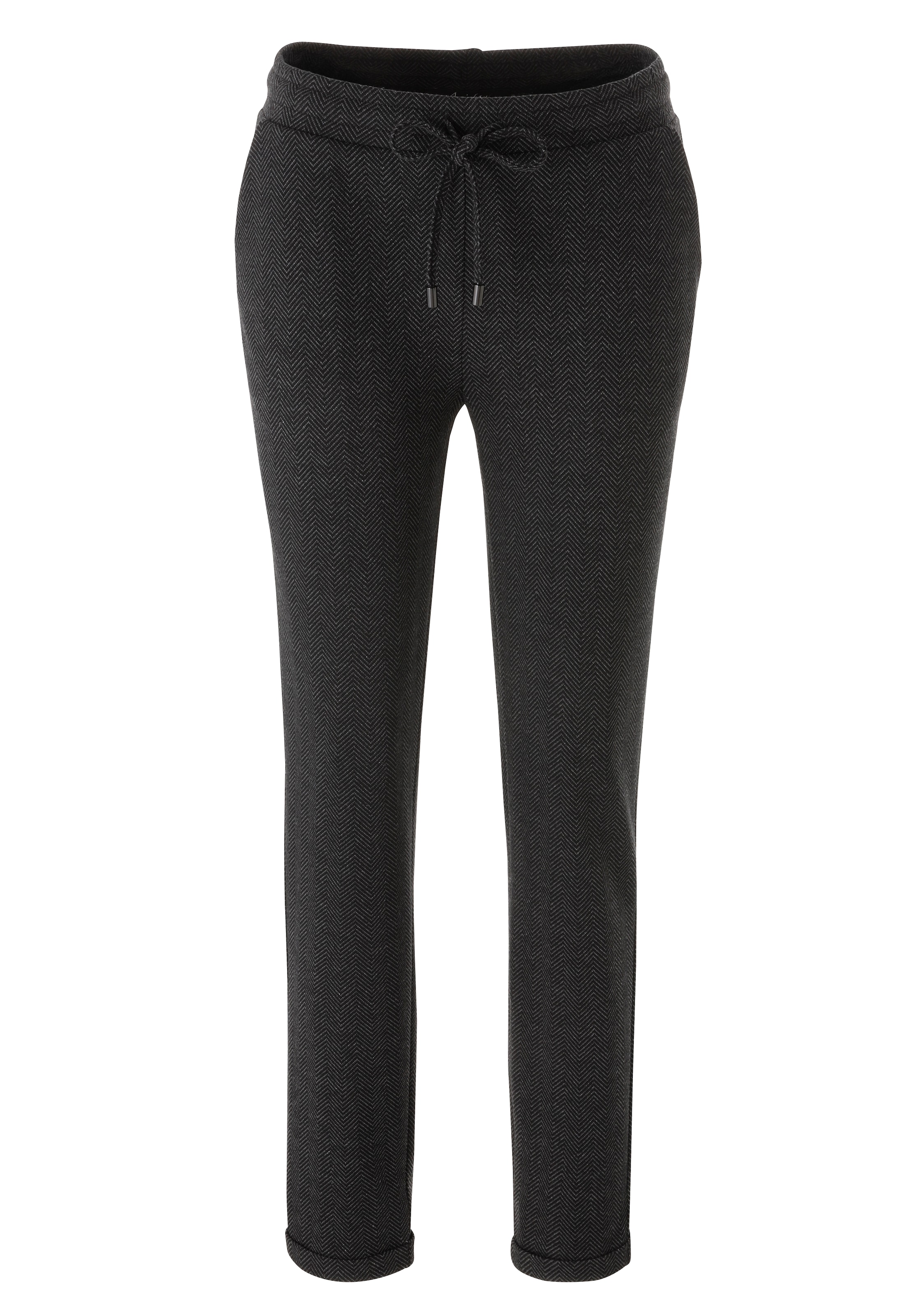 Aniston CASUAL Schlupfhose, mit trendigem Fischgrat-Muster - NEUE KOLLEKTION
