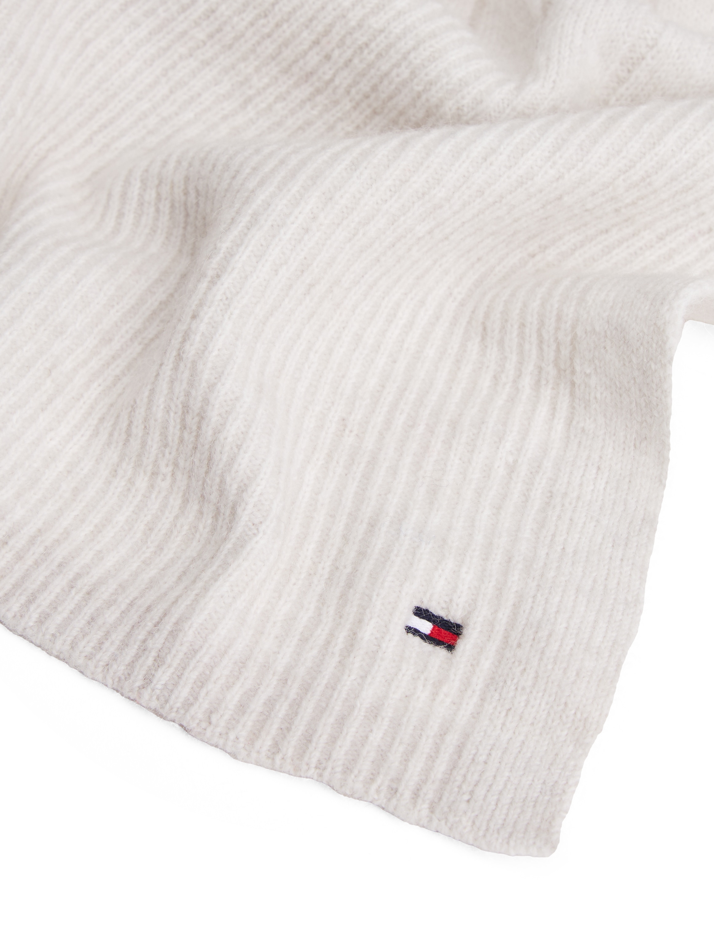 Tommy Hilfiger Schal »TH FLAG FLUFFY«, Masse 190X35 cm, mit Wolle