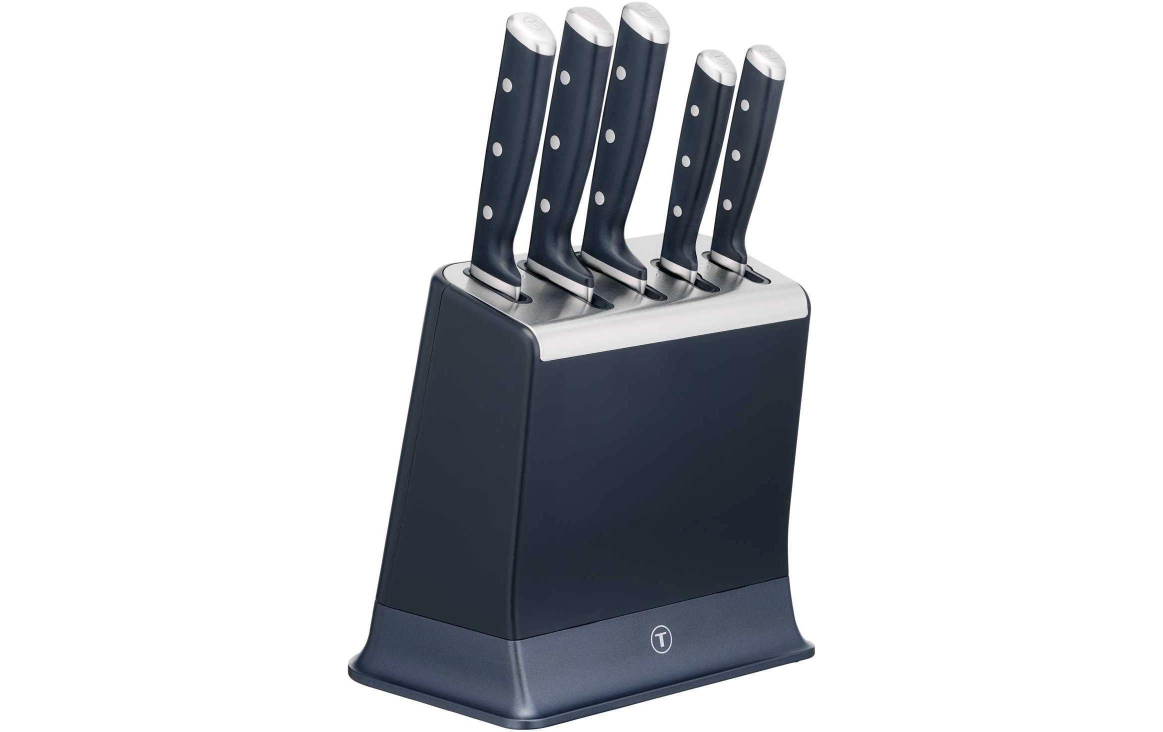 Image of Tefal Messerblock "EverSharp Pro" 6 selbstschärfender Messerblock, Klinge aus deutschem Edelstahl