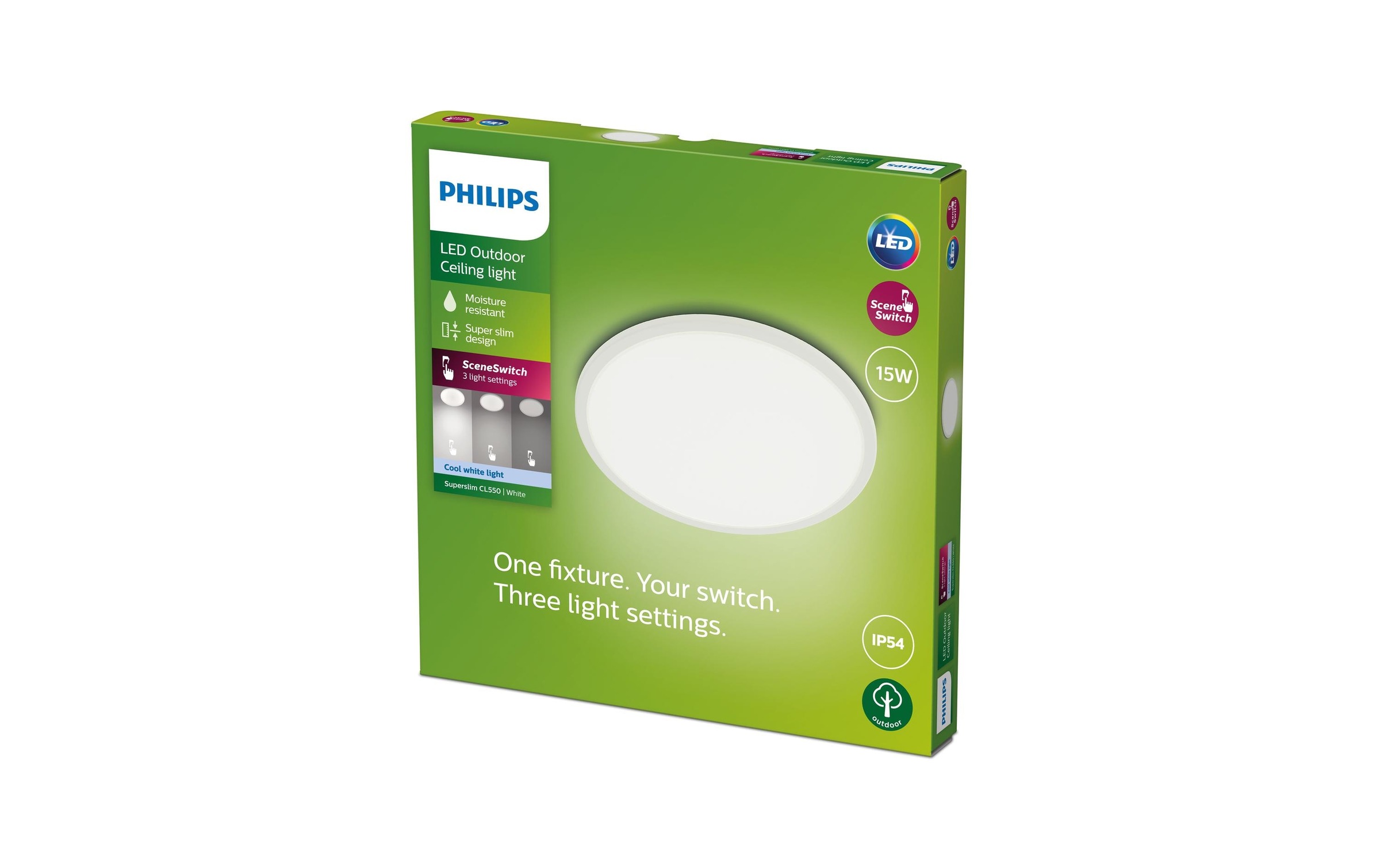 Philips Deckenleuchte »Superslim CL5«, 1 flammig