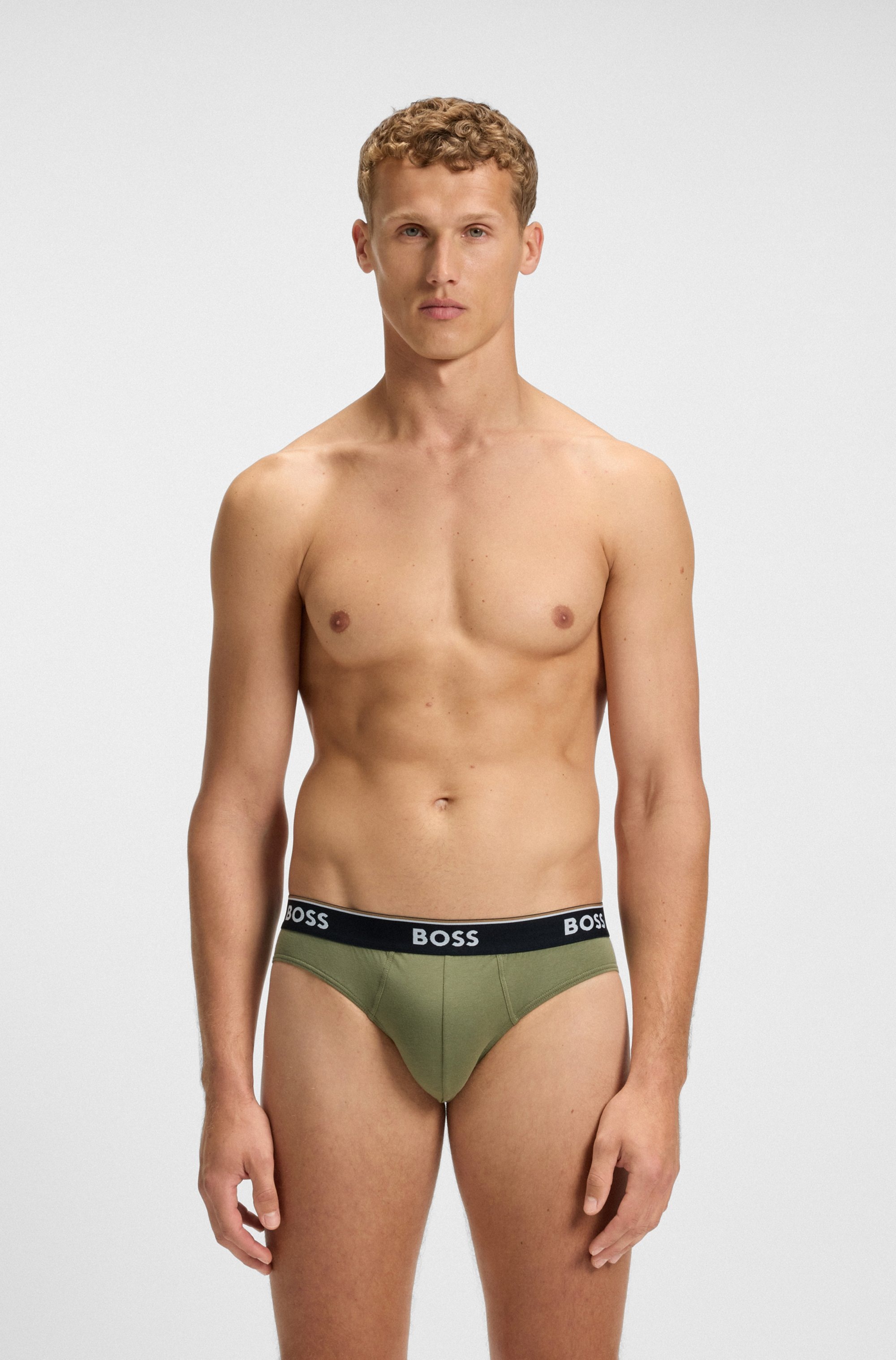 BOSS Slip »Brief 3P Power«, (Packung, 3 St.), mit BOSS Schriftzug