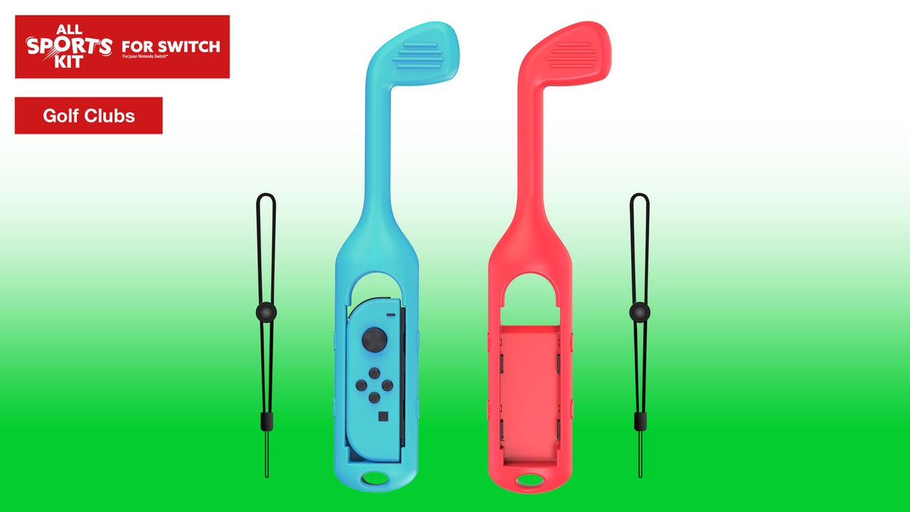 ♕ Nintendo Switch Switch-Controller »Switch Sports All Sports Kit (Bein-  und Armriemen, Golfschläger)«, (Set, 10 St.) versandkostenfrei auf