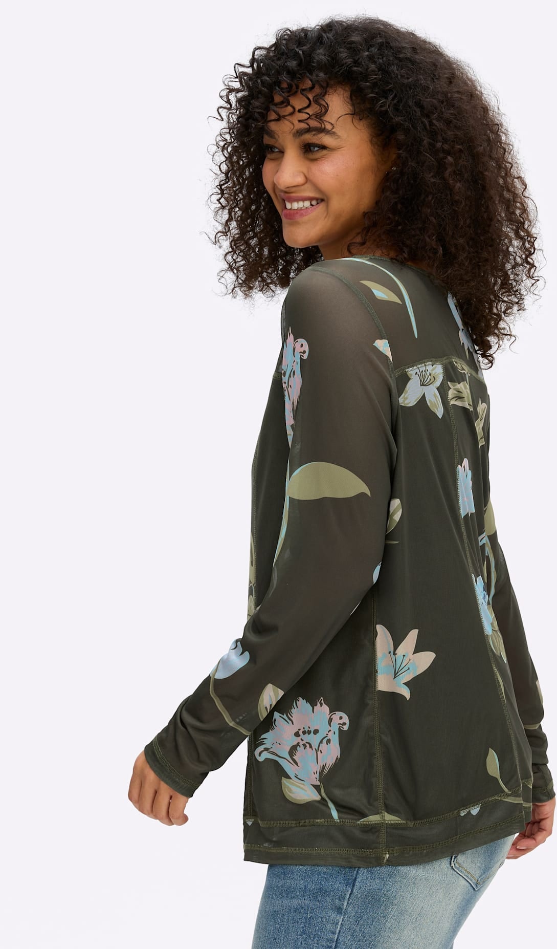 sheego by Joe Browns Langarmshirt »Langarm-Shirt« 1