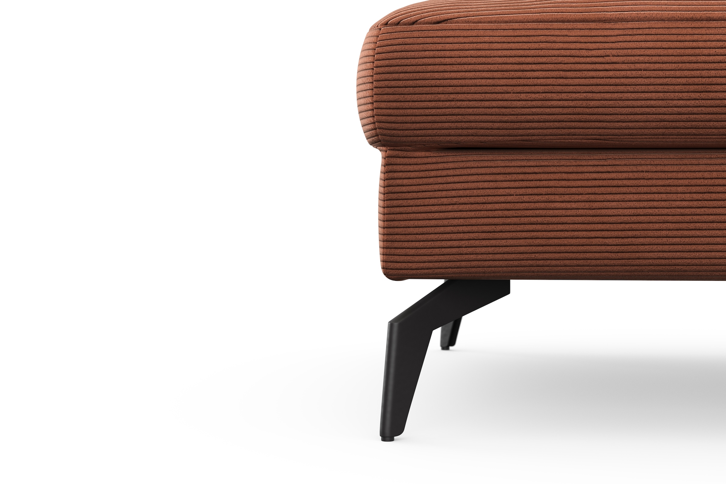 sit&more Polsterhocker »Cabana«, mit stylischen Metallfüssen