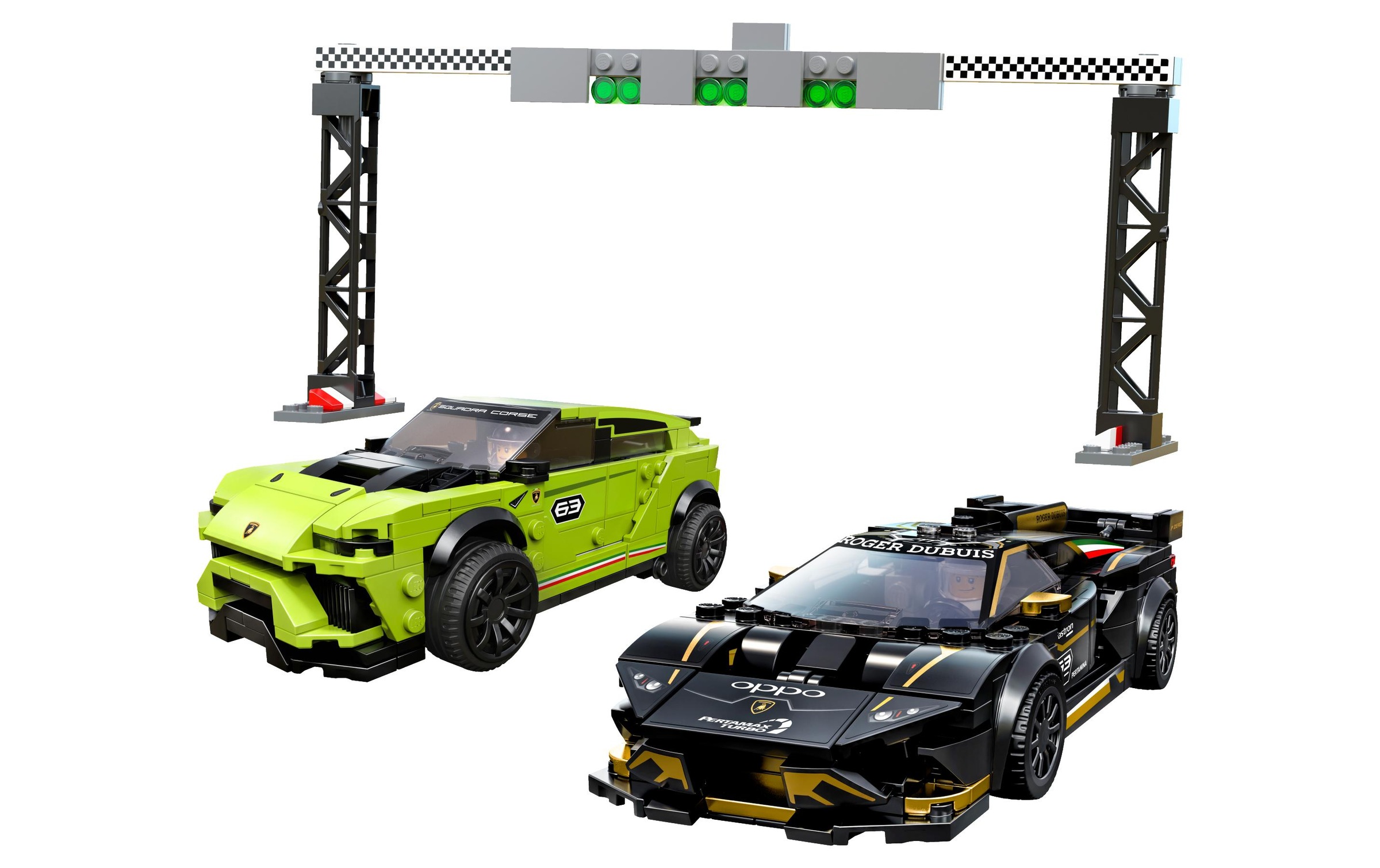 LEGO® Spielbausteine »Speed Champions Lamborghini Urus ST-X & Huracán Super«