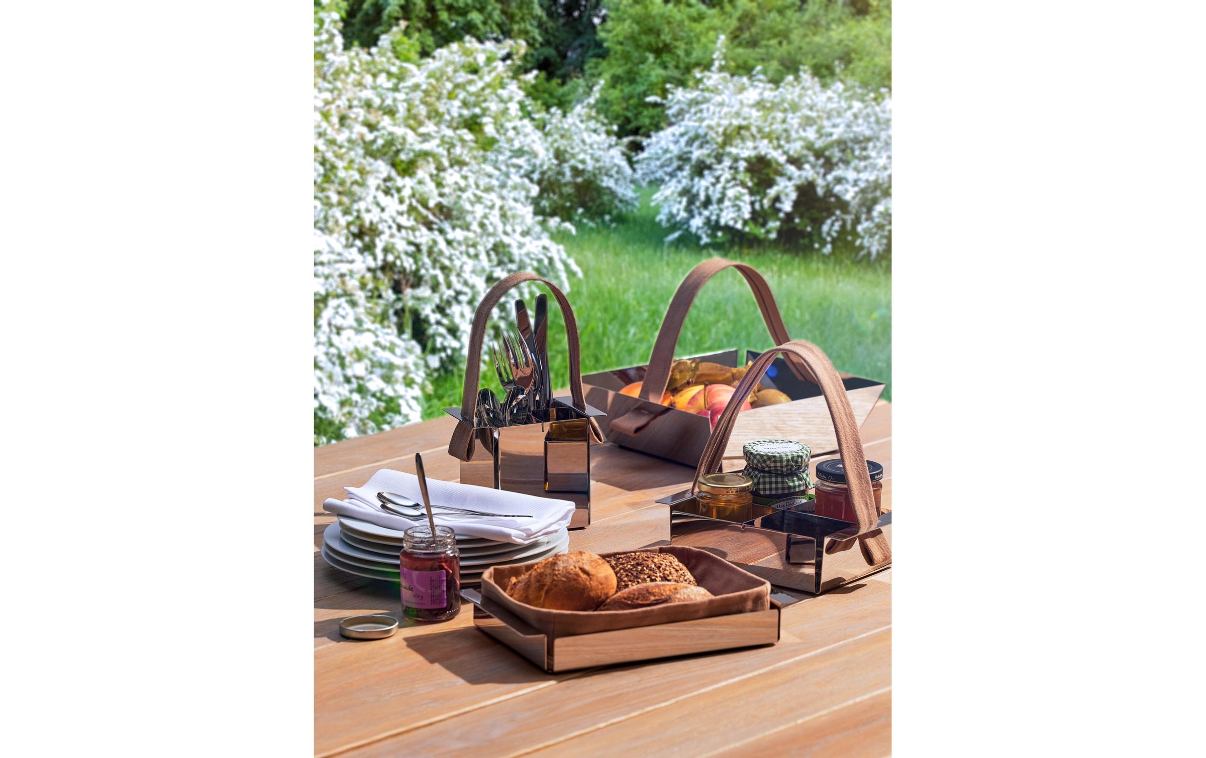 PHILIPPI Obstschale »A Tavola 24 x 7 cm« aus Edelstahl