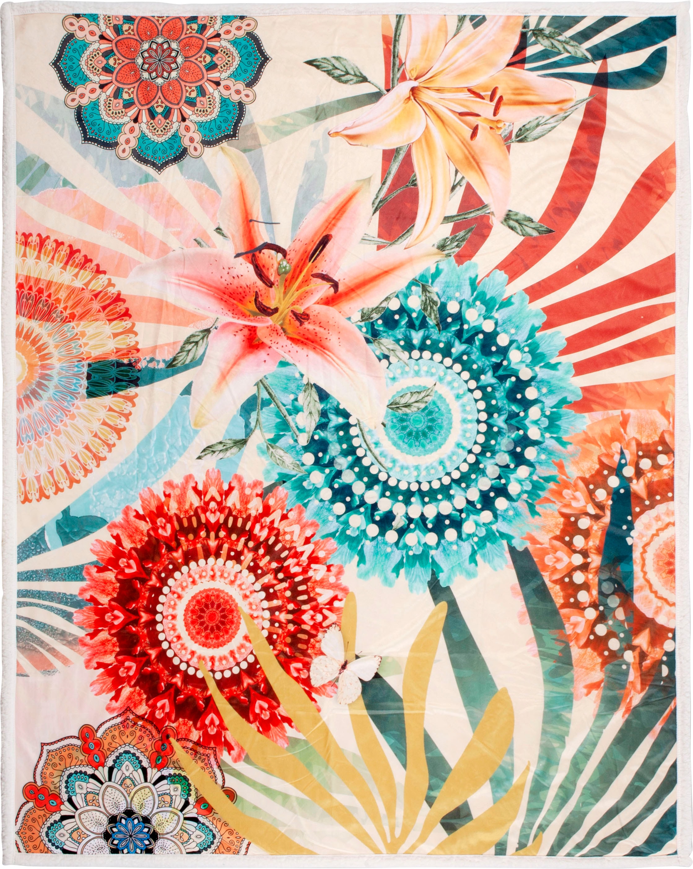 Image of hip Plaid »Mateo«, mit Mandala, Kuscheldecke bei Ackermann Versand Schweiz