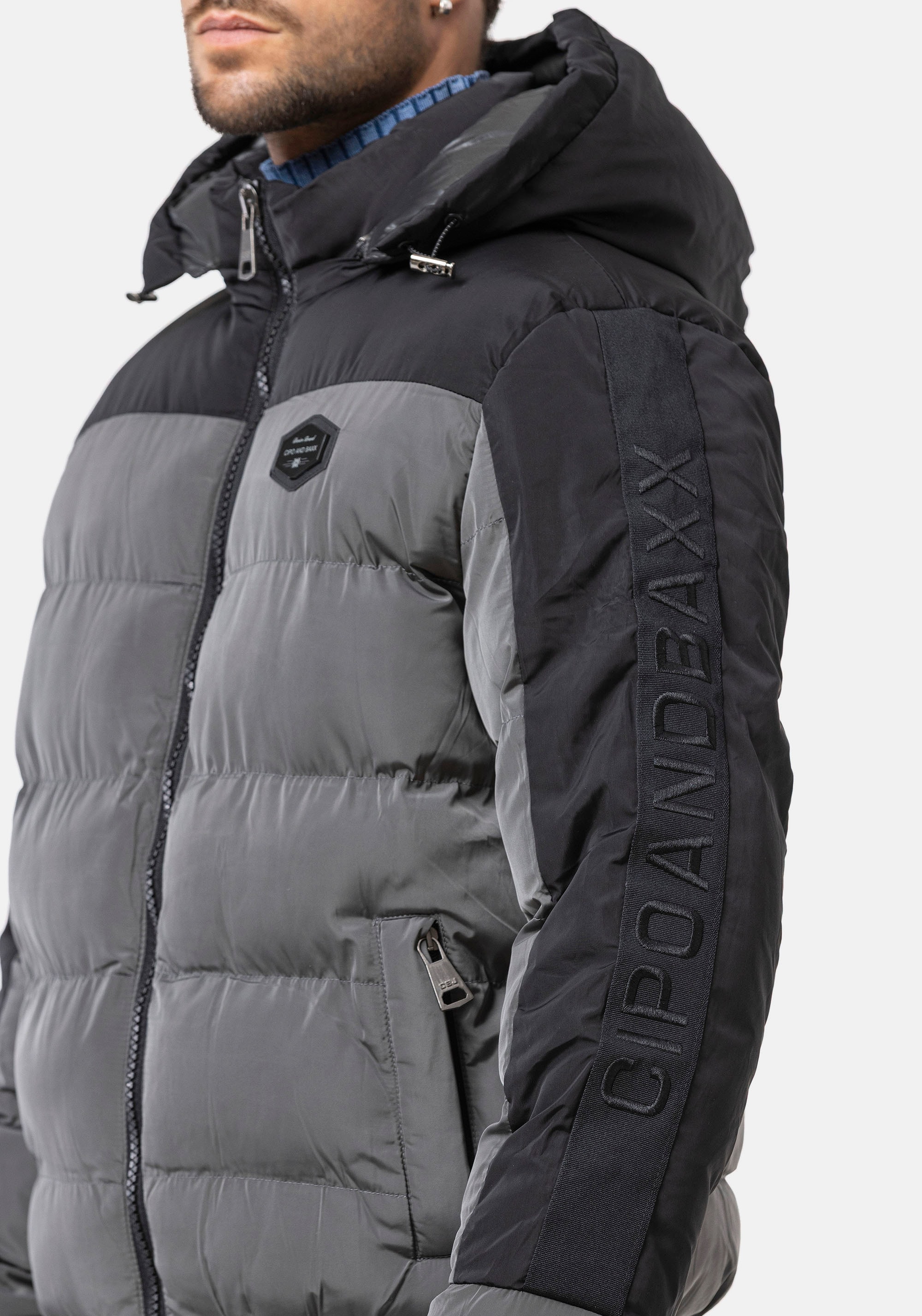 Cipo & Baxx Veste matelassée mit Kapuze