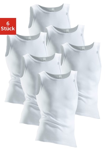 Clipper Exclusive Unterhemd, (6 St.), in Doppelripp-Qualität kaufen