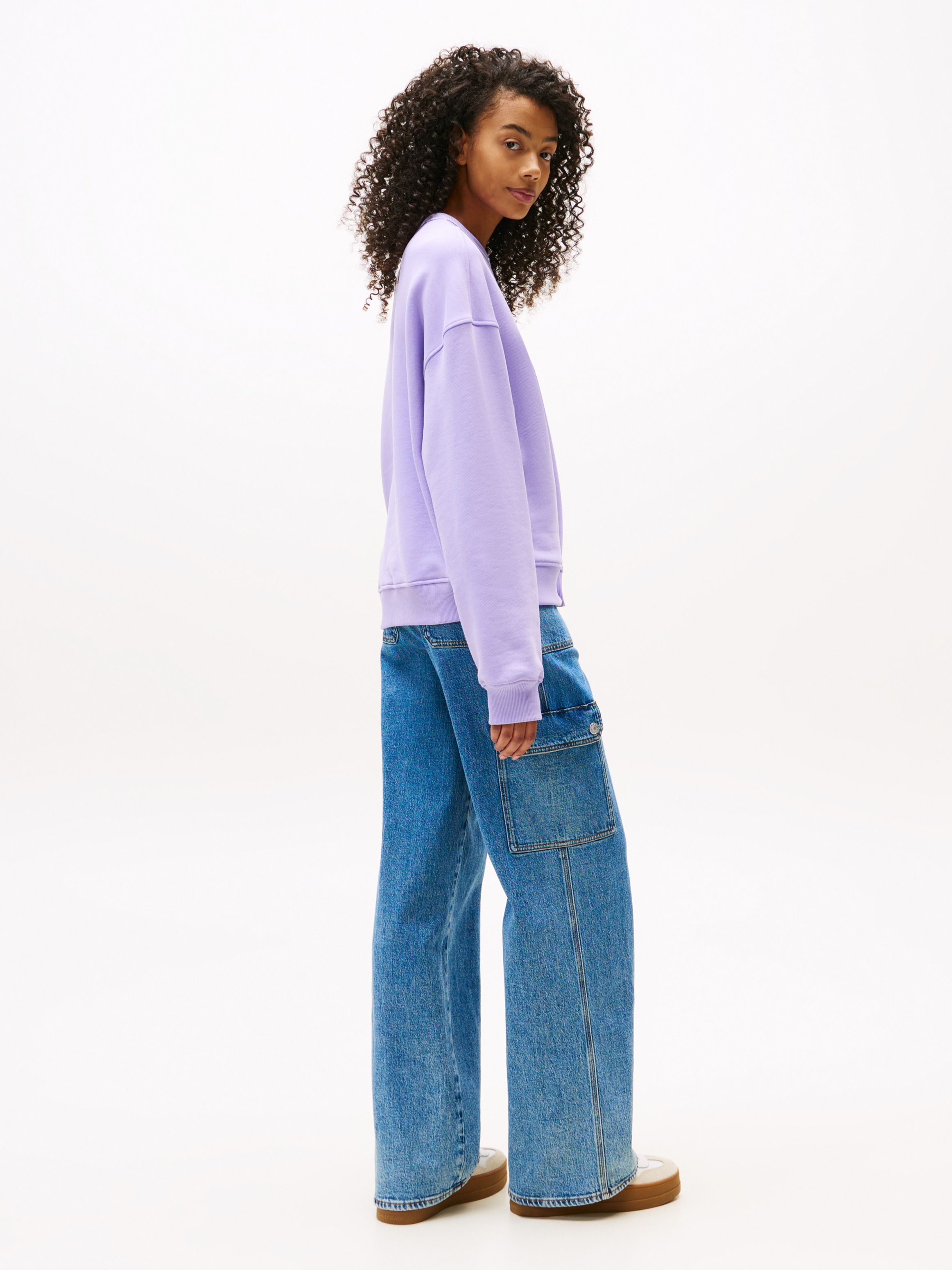 Tommy Jeans Sweatshirt »TJW BXY BADGE CREW«, mit Logo-Badge