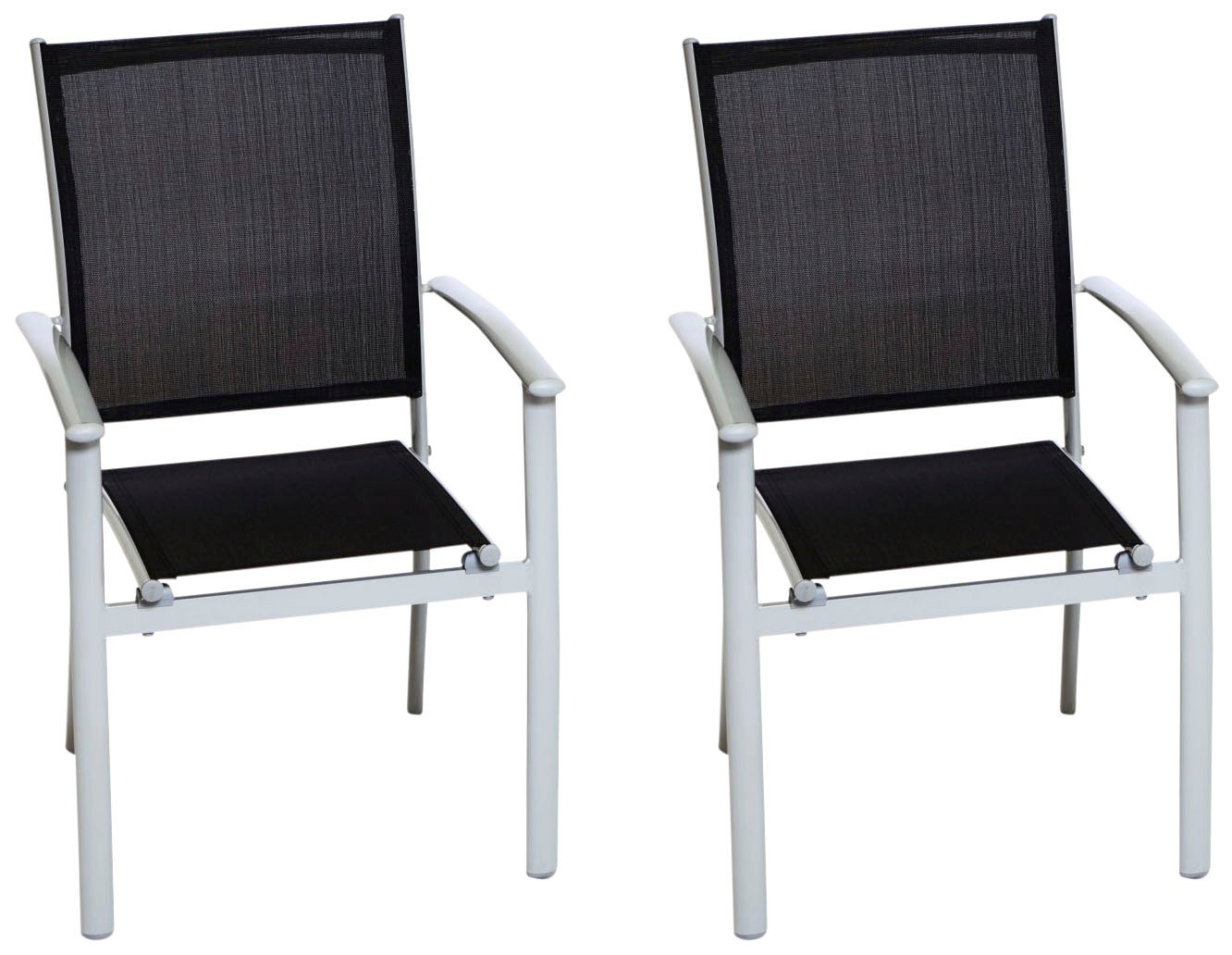 Image of MERXX Gartensessel "Milano" Set, 2 Stk. tlg. B/T/H: 57x56x90 cm