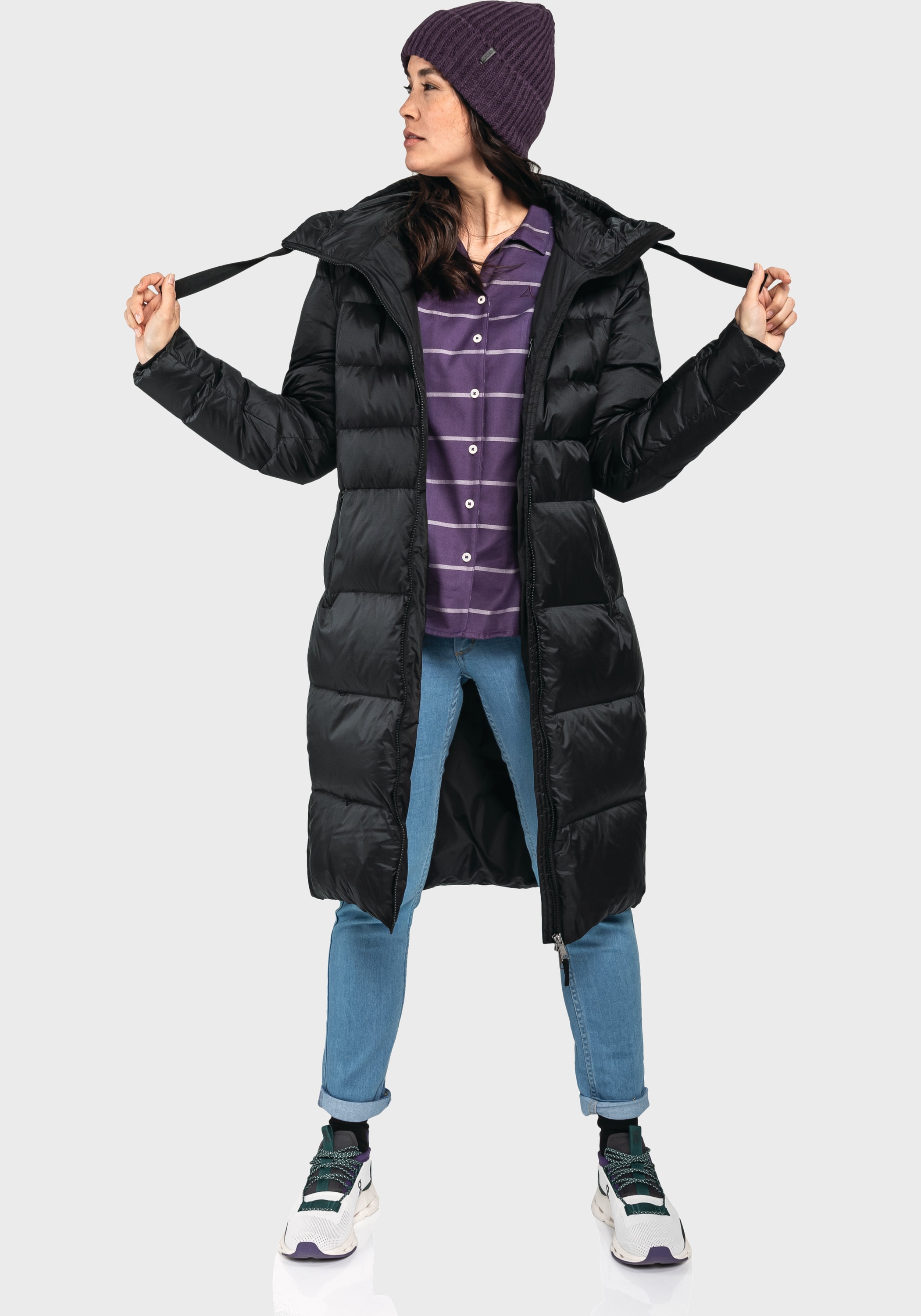 Schöffel Parka »Down Coat Kenosha L«, mit Kapuze