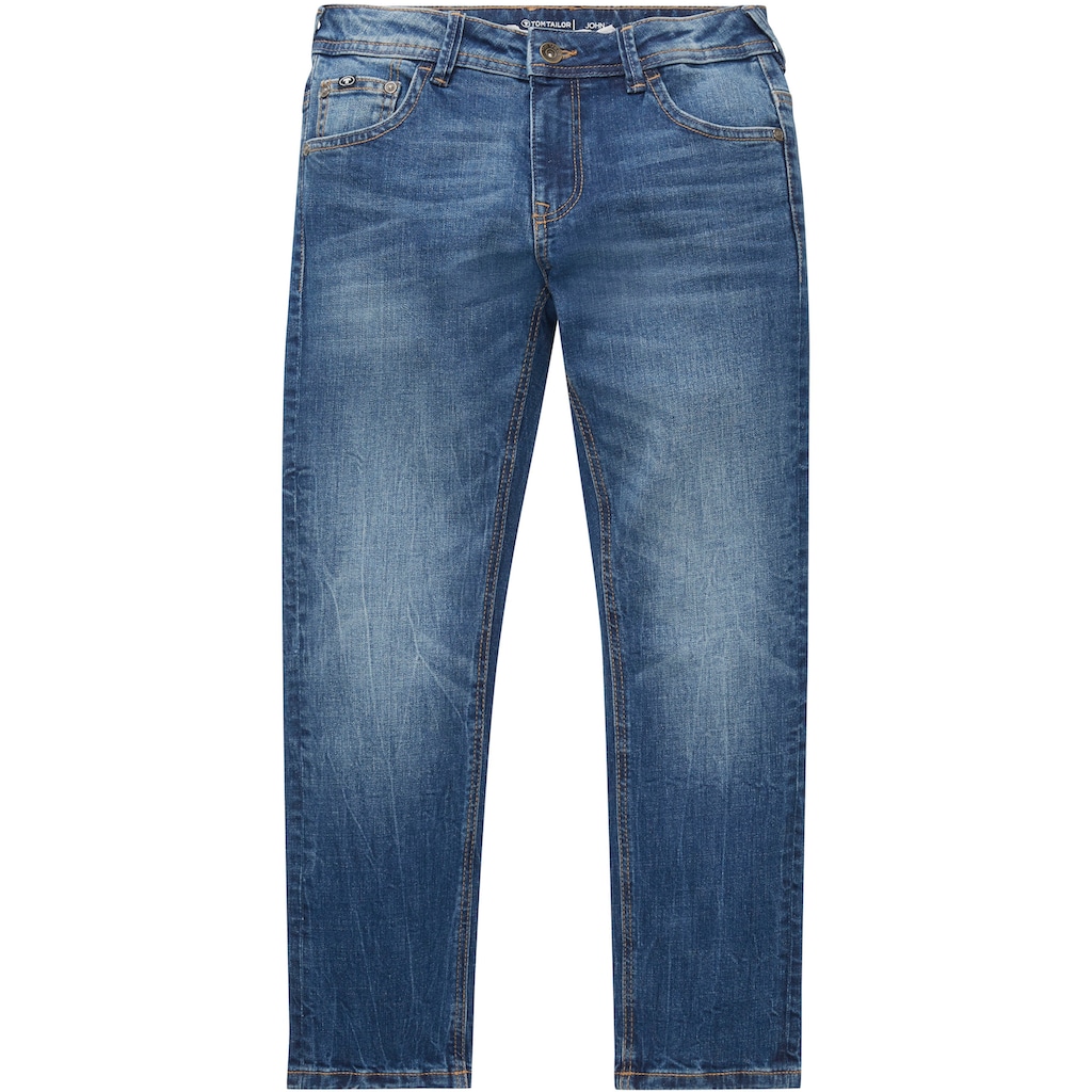 TOM TAILOR 5-Pocket-Jeans, mit coolen Ziernähten an den Gesässtaschen