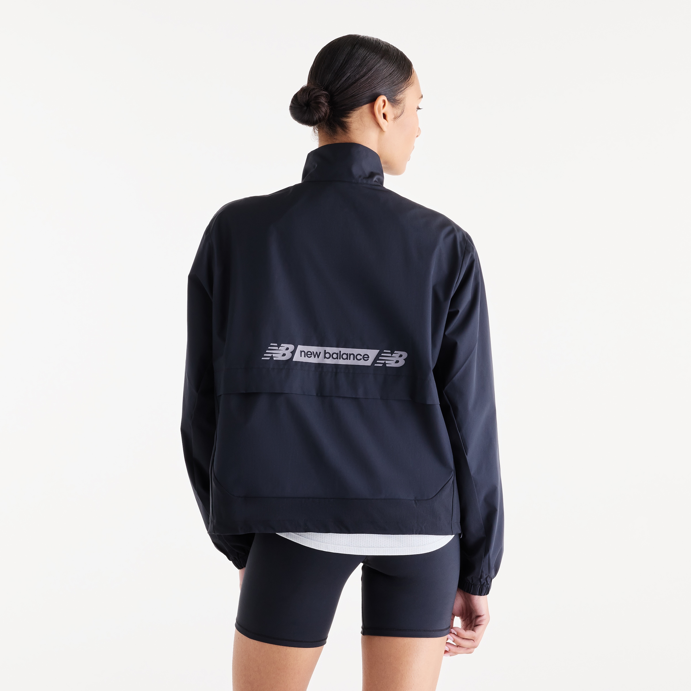 New Balance Laufjacke »FAST DAYS GRAPHIC JACKET« sportlicher Stil, aus Polyester, auch in grossen Grössen